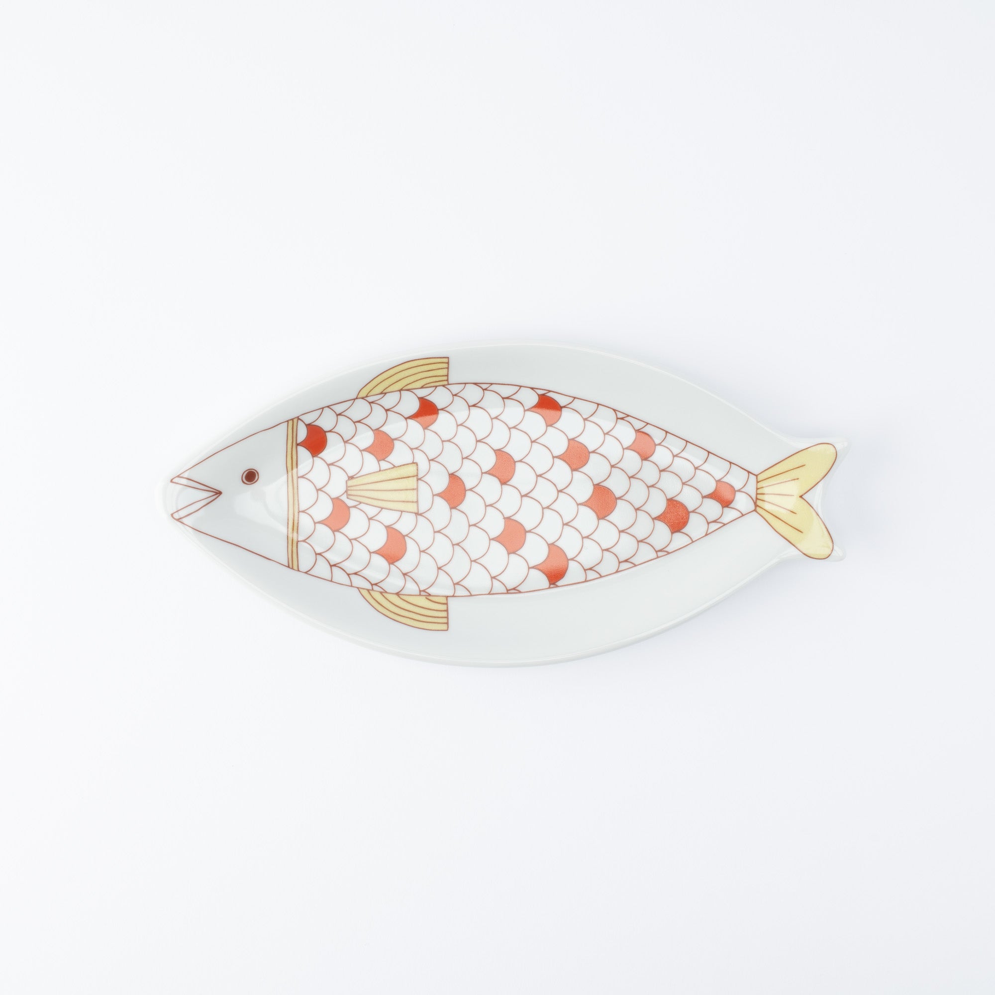 Fish Shaped Dinner Plate - JAPAN KUTANI SHOP