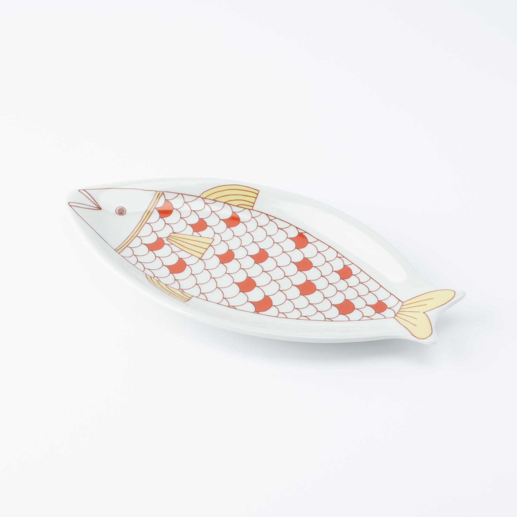 Fish Shaped Dinner Plate - JAPAN KUTANI SHOP