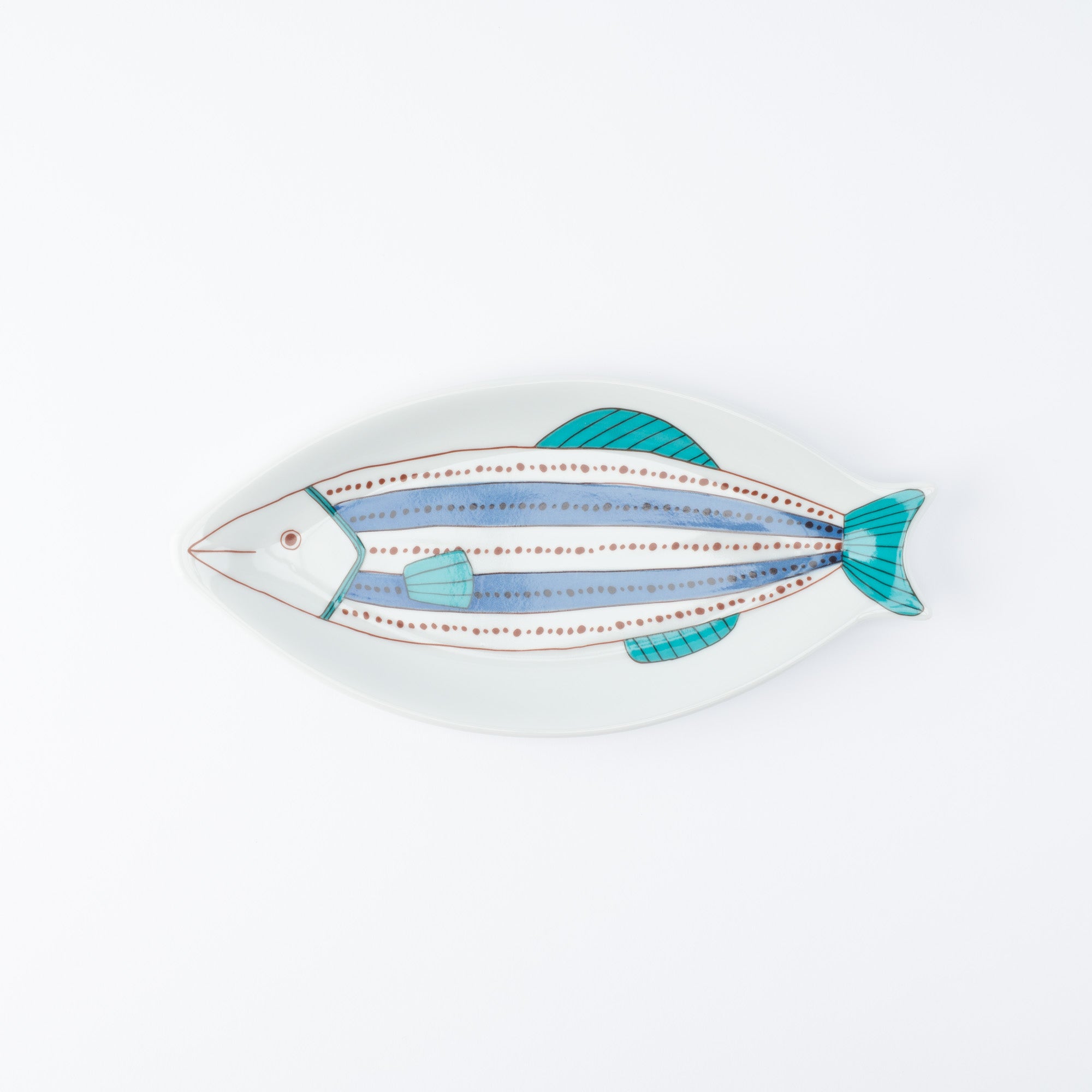 Fish Shaped Dinner Plate - JAPAN KUTANI SHOP