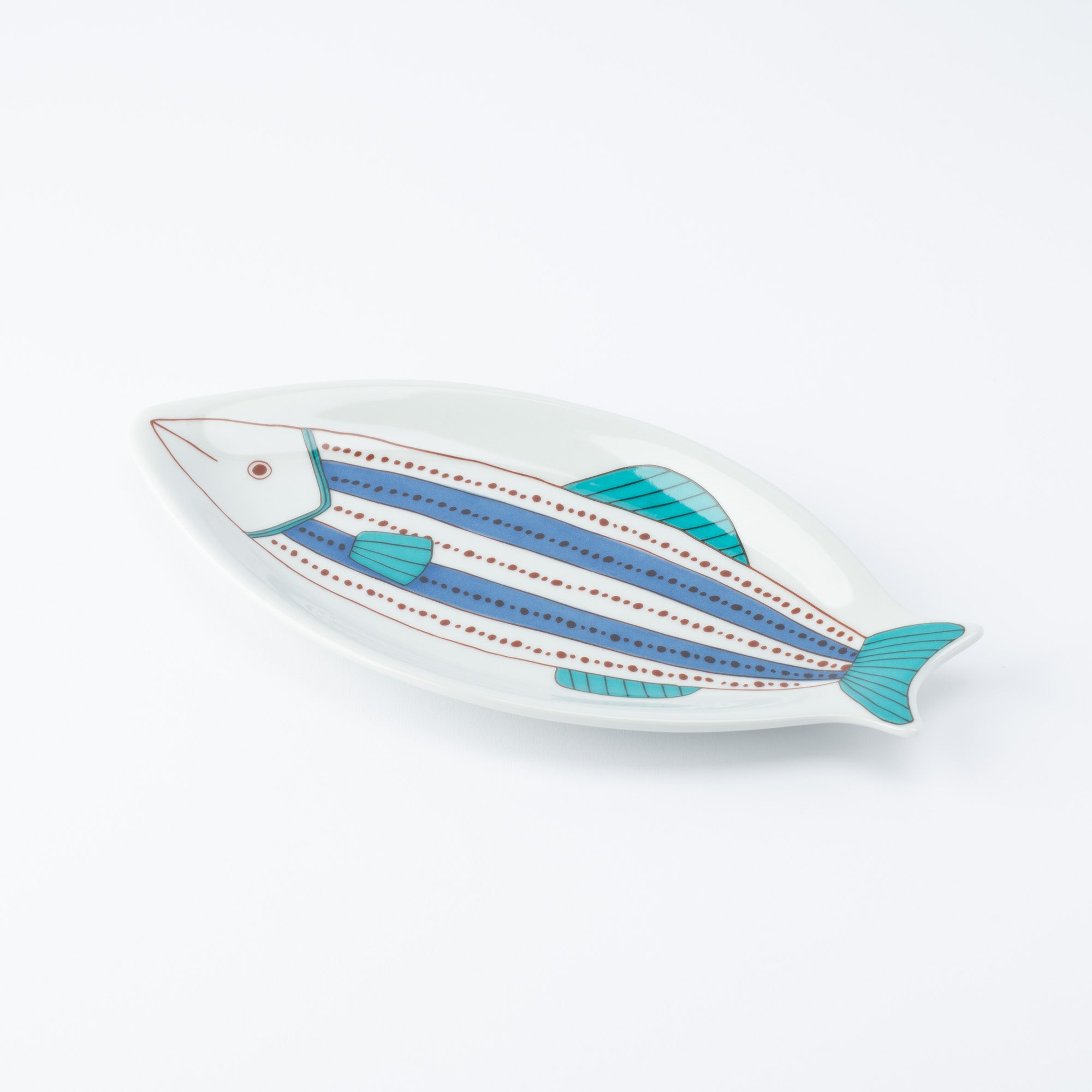 Fish Shaped Dinner Plate - JAPAN KUTANI SHOP