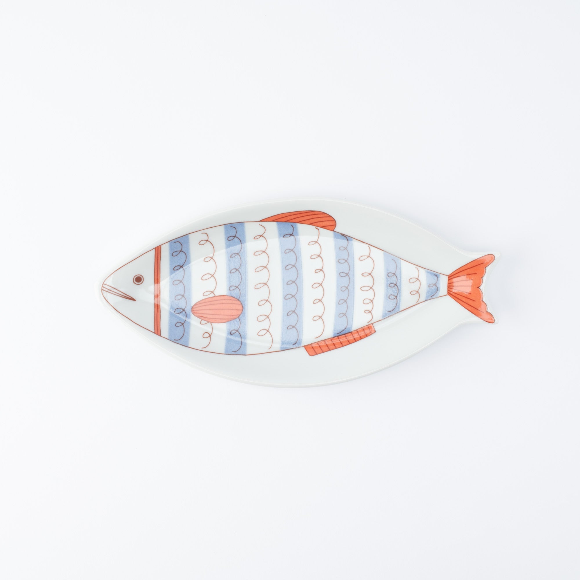 Fish Shaped Dinner Plate - JAPAN KUTANI SHOP