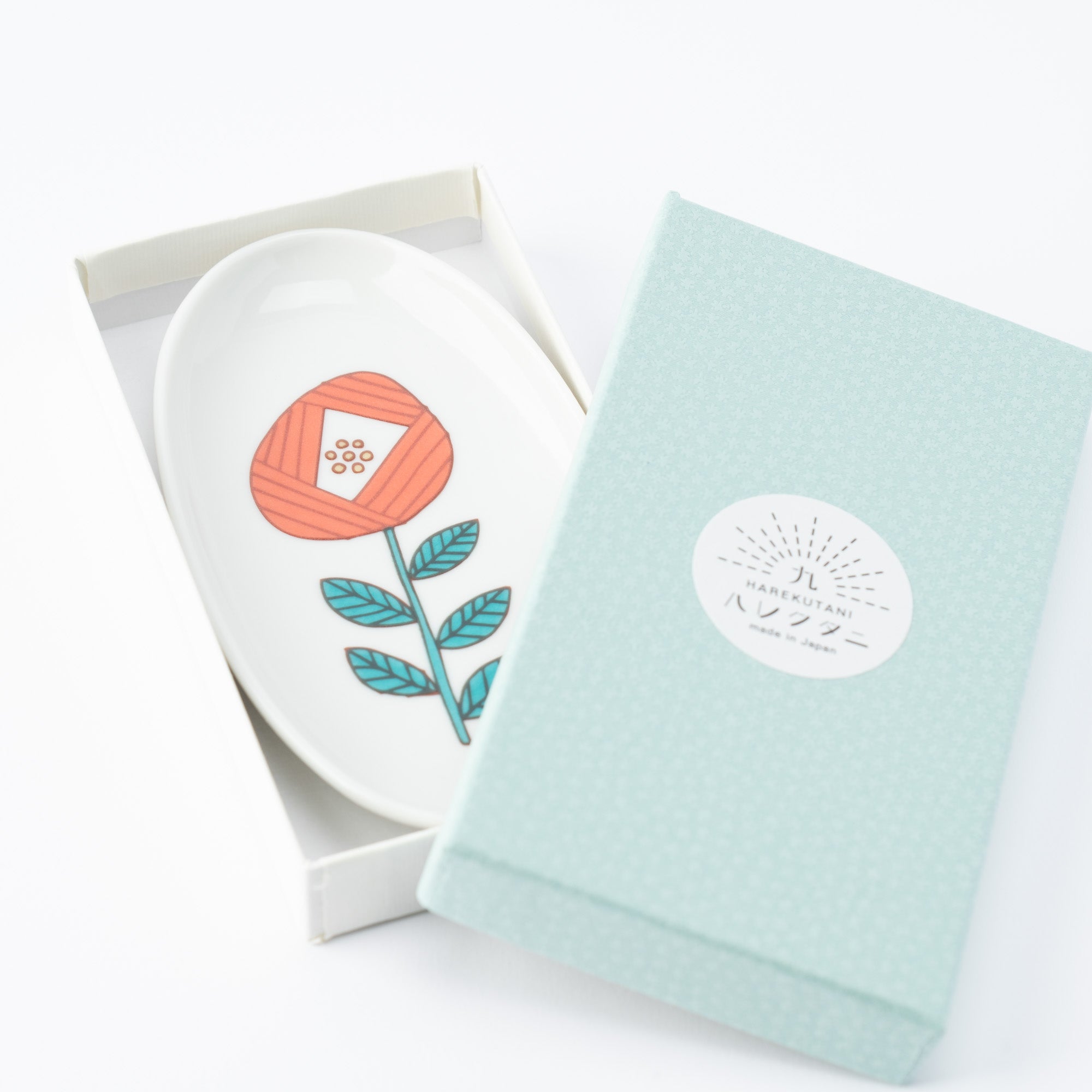 Single Bloom Oval Side Plate