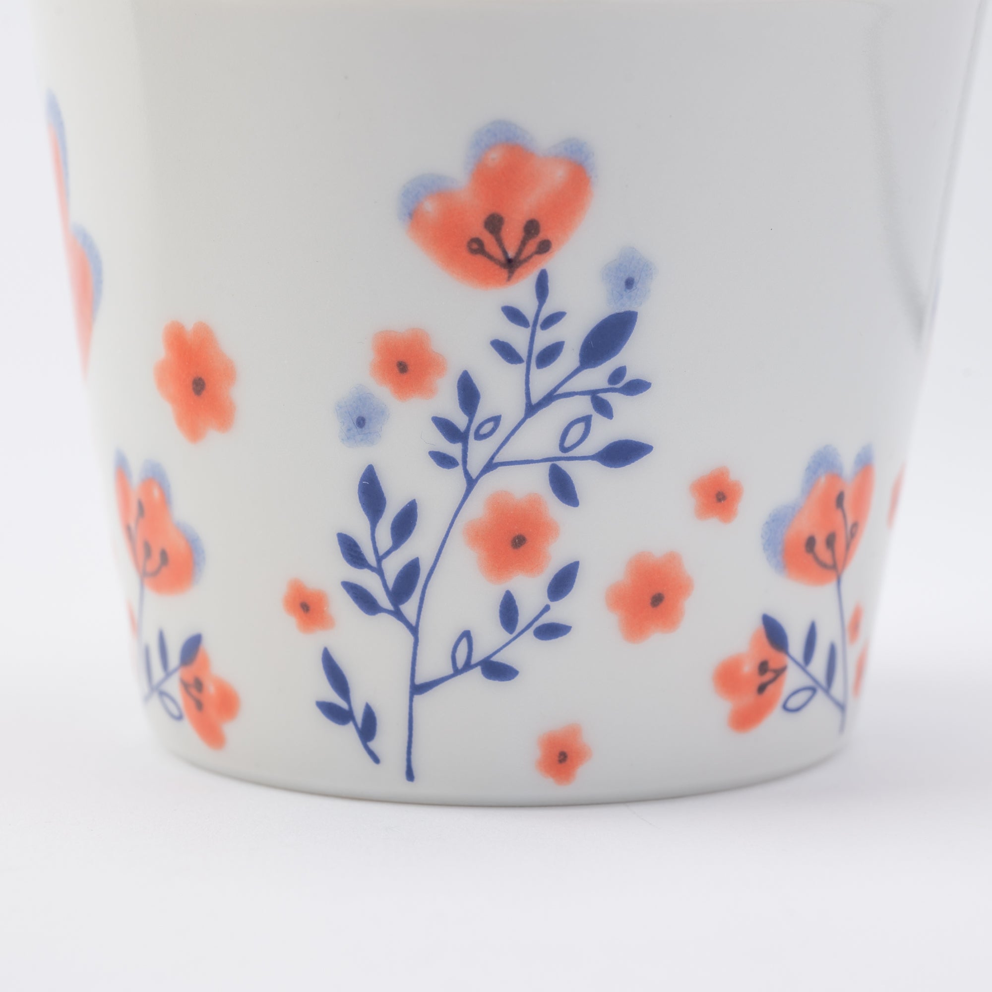 Spring Flowers Japanese Cup & Saucer
