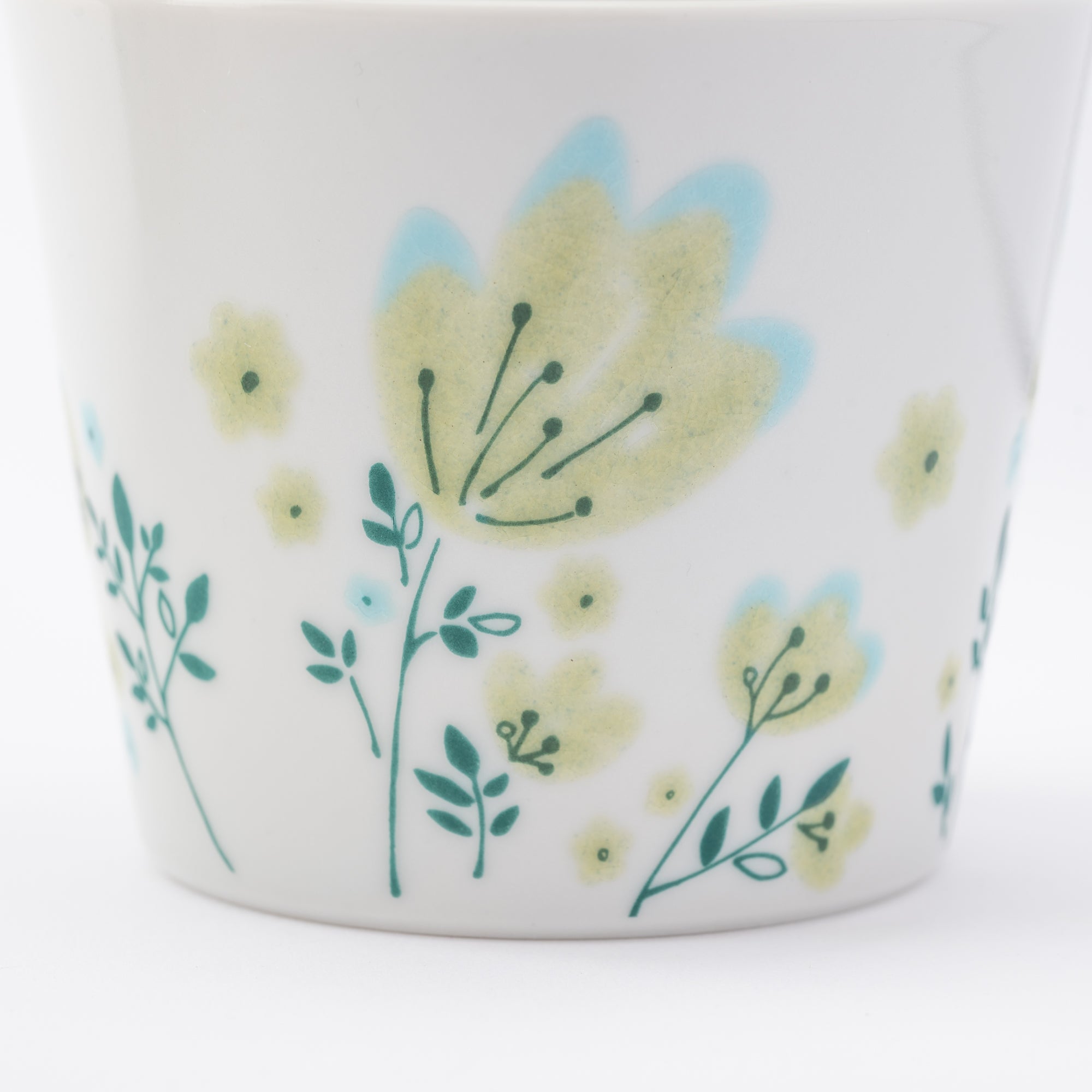 Spring Flowers Japanese Cup & Saucer