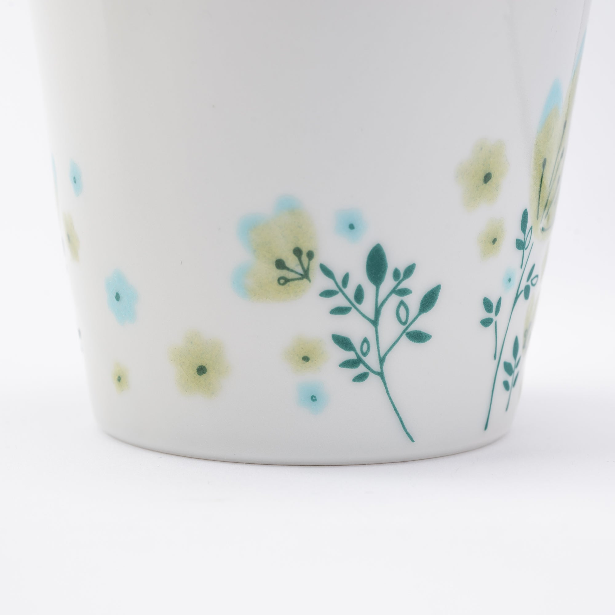 Spring Flowers Japanese Cup & Saucer