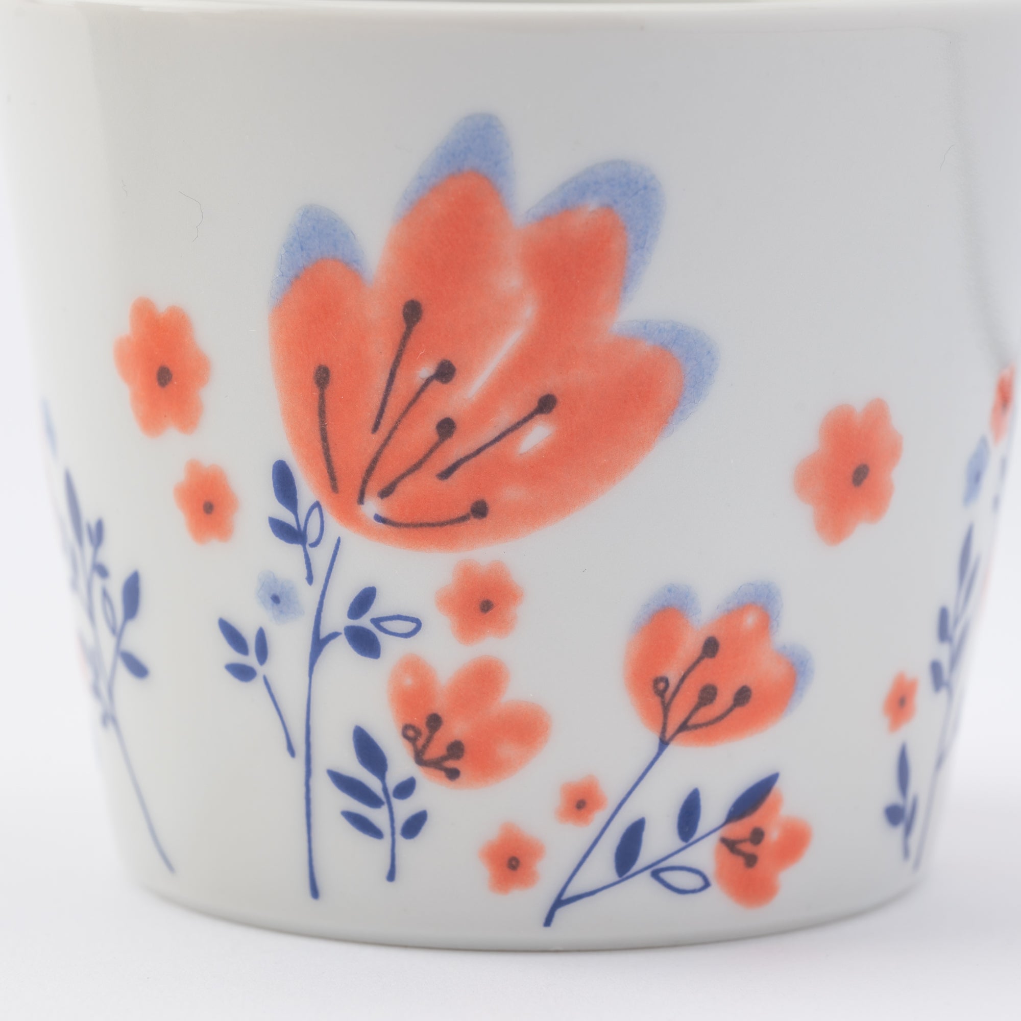 Spring Flowers Japanese Cup & Saucer