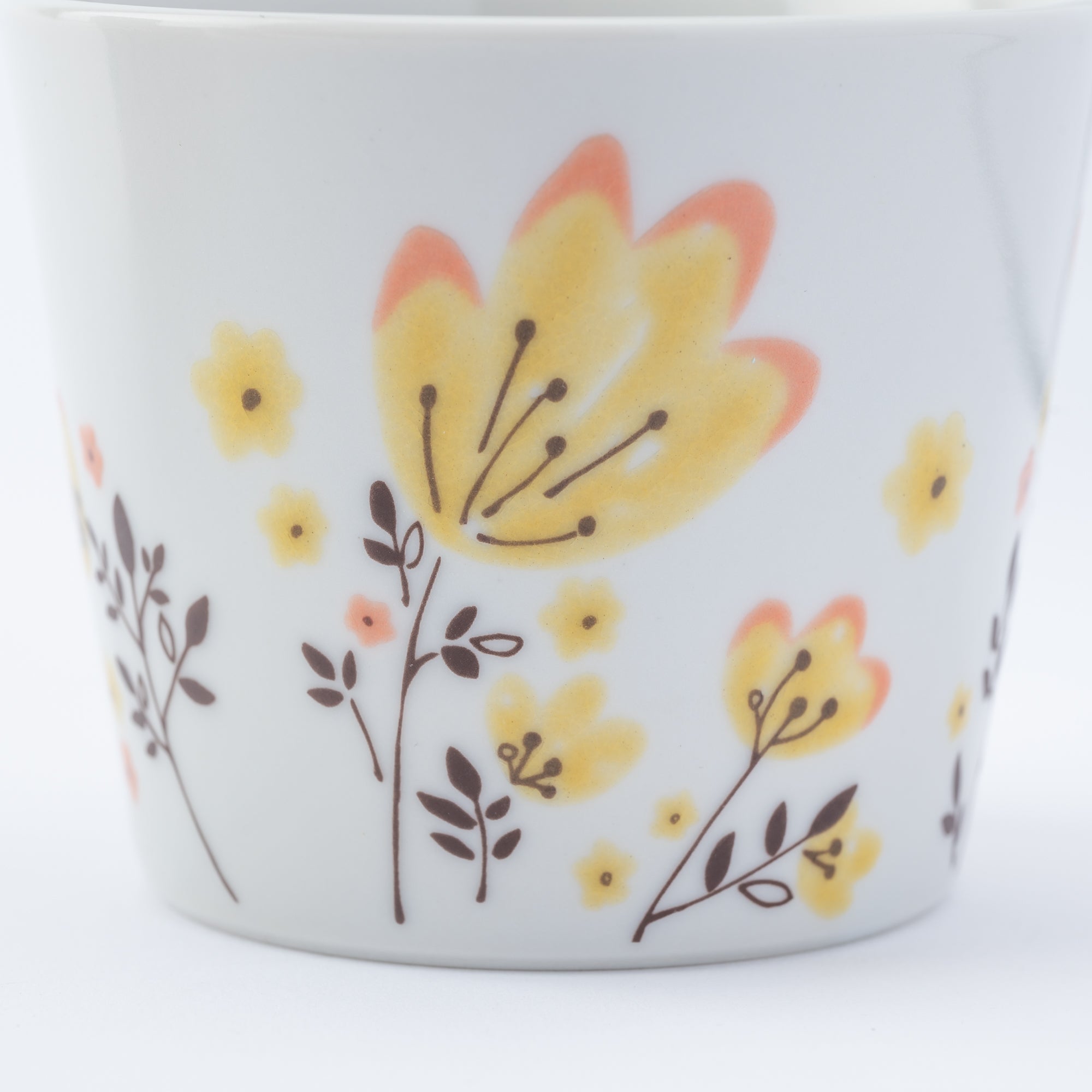 Spring Flowers Japanese Cup & Saucer