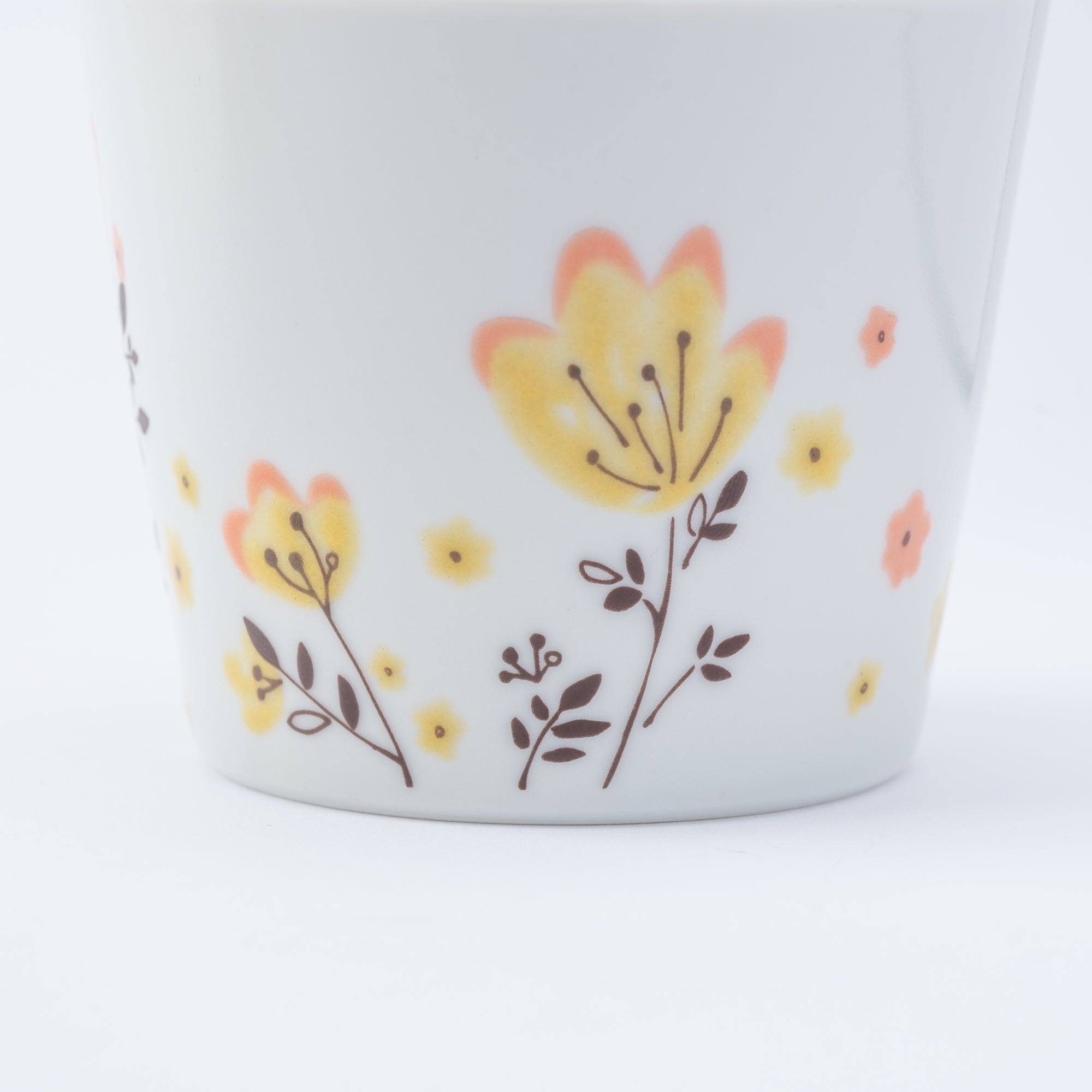 Spring Flowers Japanese Cup & Saucer