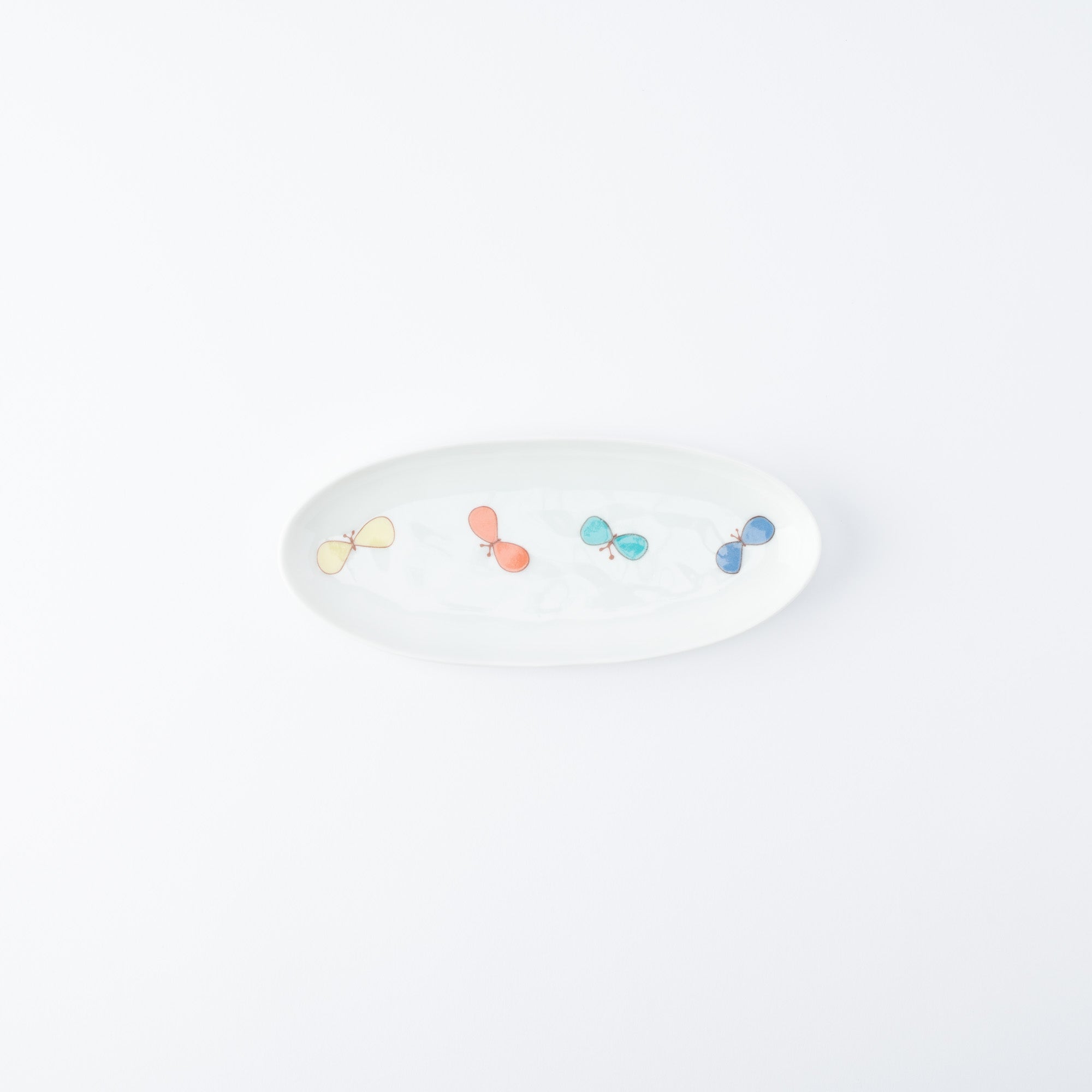 Playful Pattern Oval Side Plate