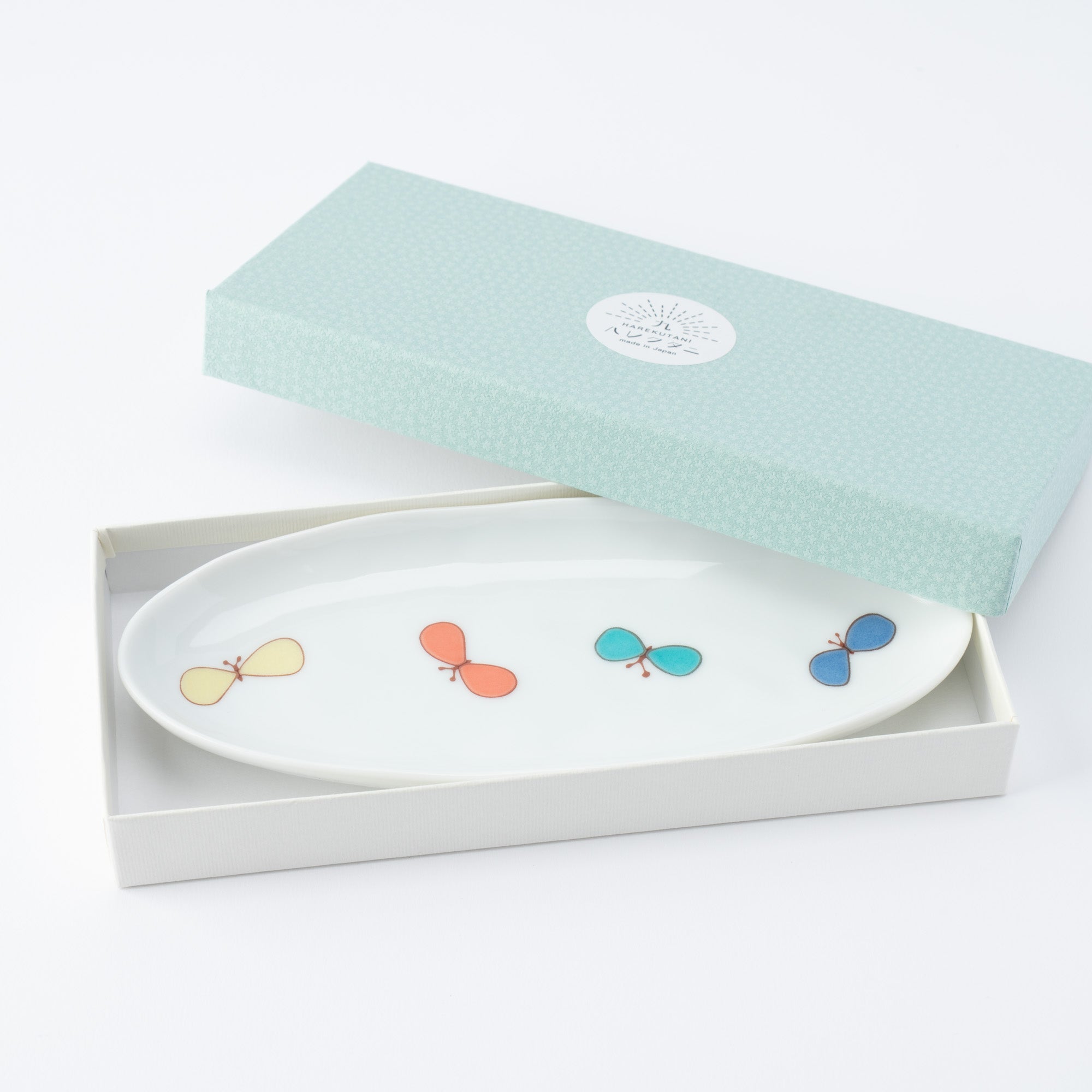 Playful Pattern Oval Side Plate