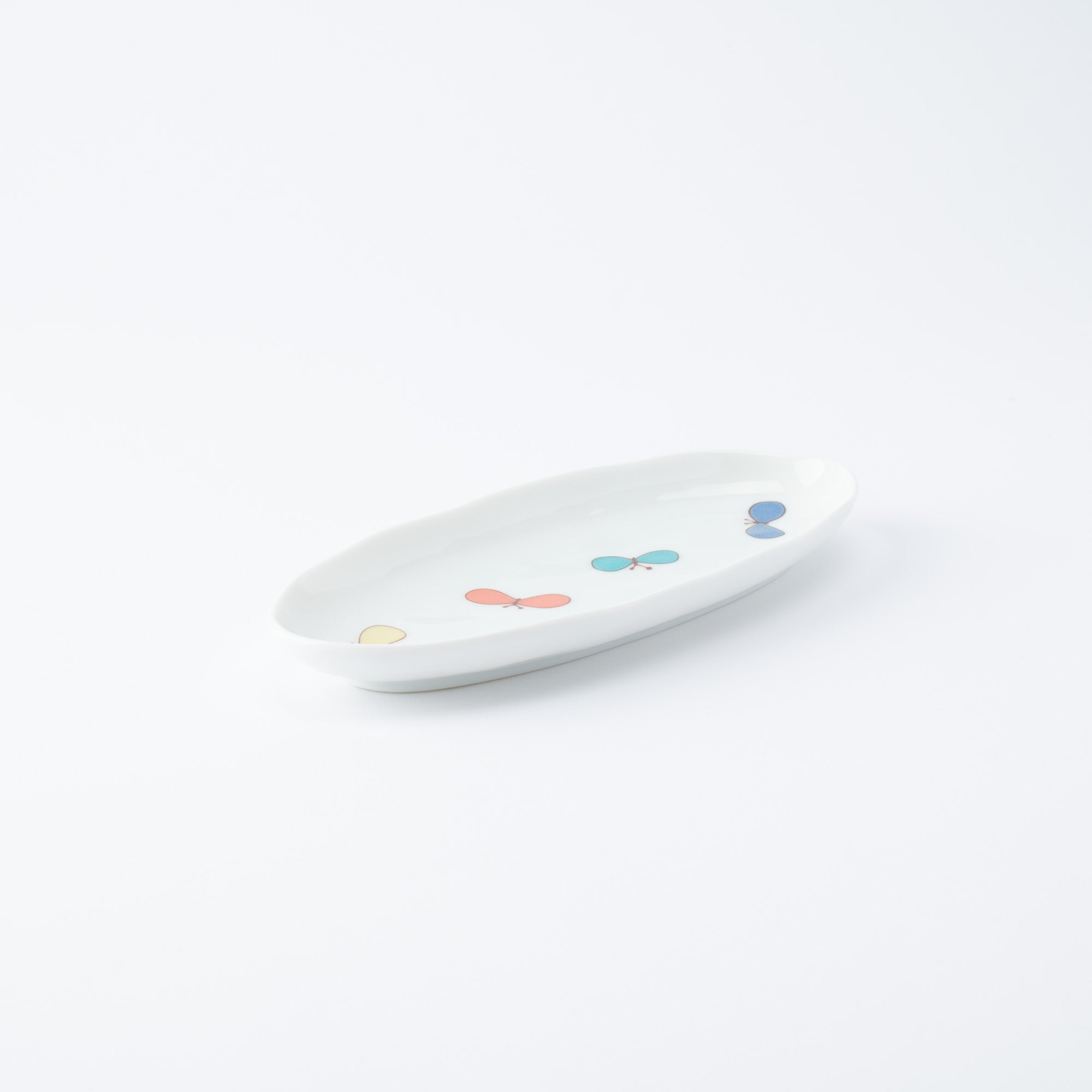 Playful Pattern Oval Side Plate