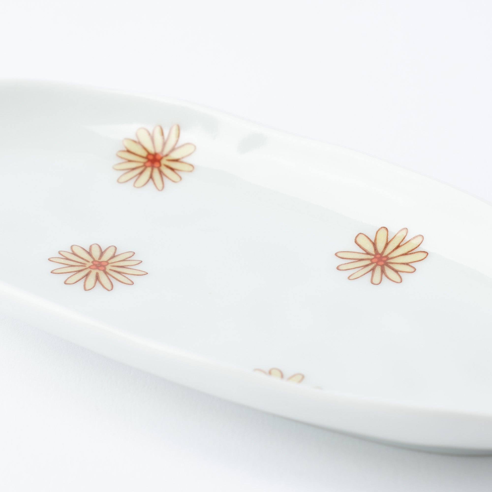 Playful Pattern Oval Side Plate