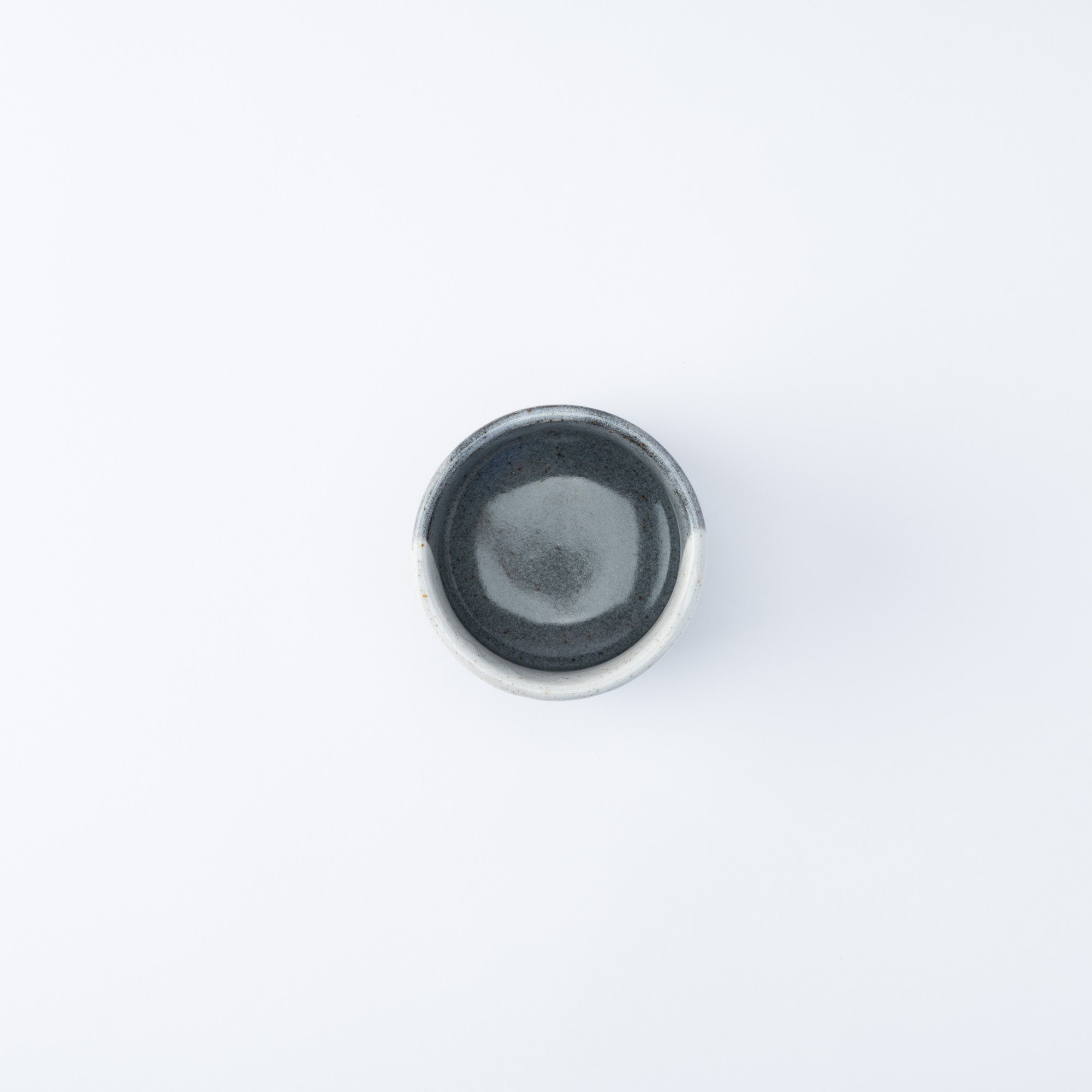 Gray Wave Yunomi Japanese Teacup