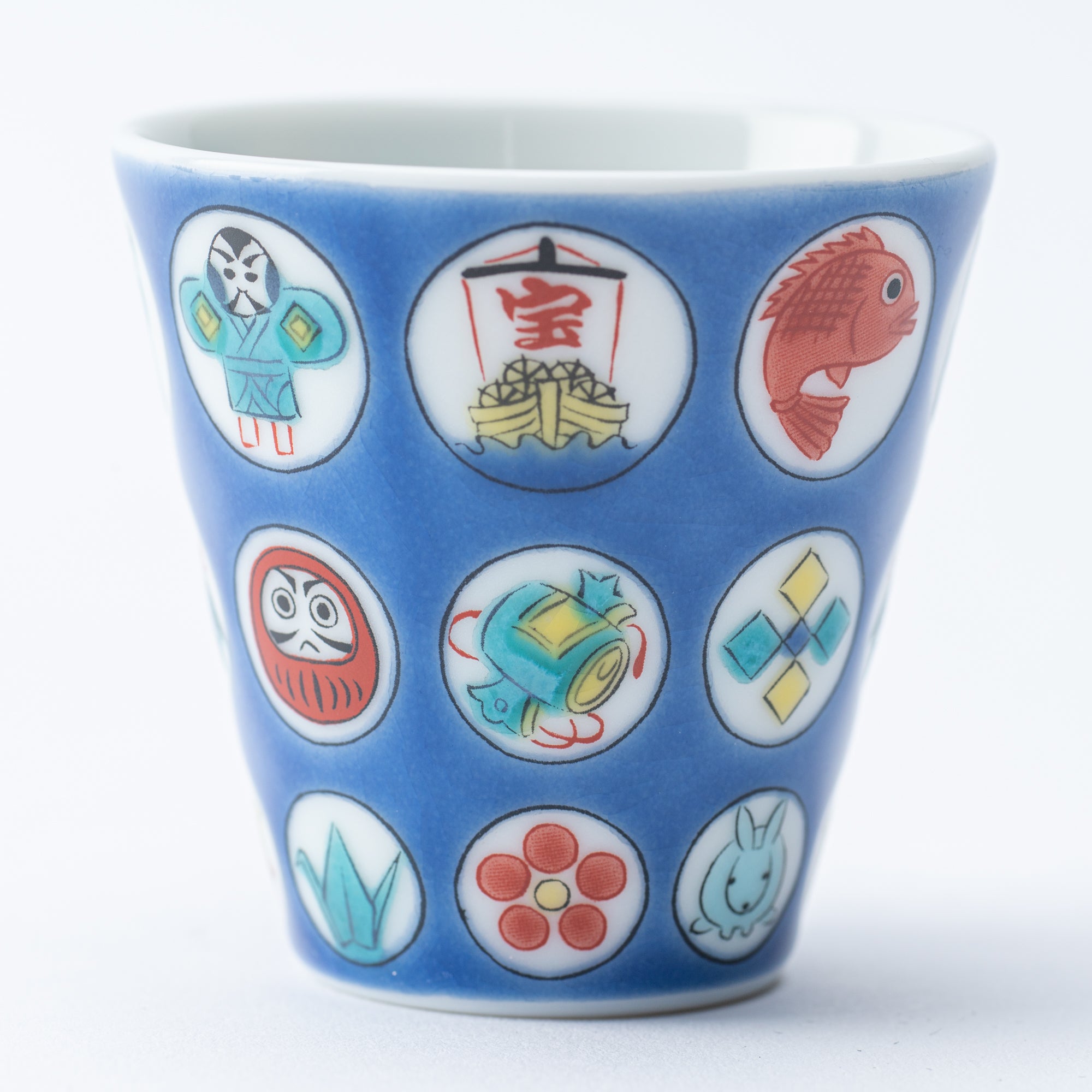Auspicious Art Ochoko Sake Cup