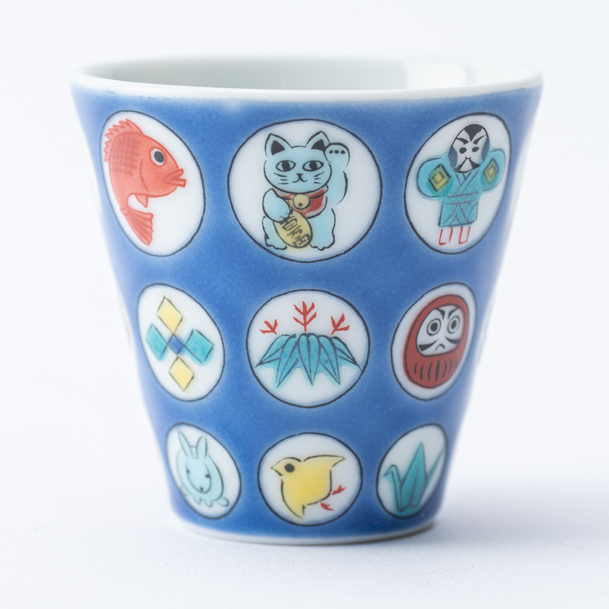 Auspicious Art Ochoko Sake Cup