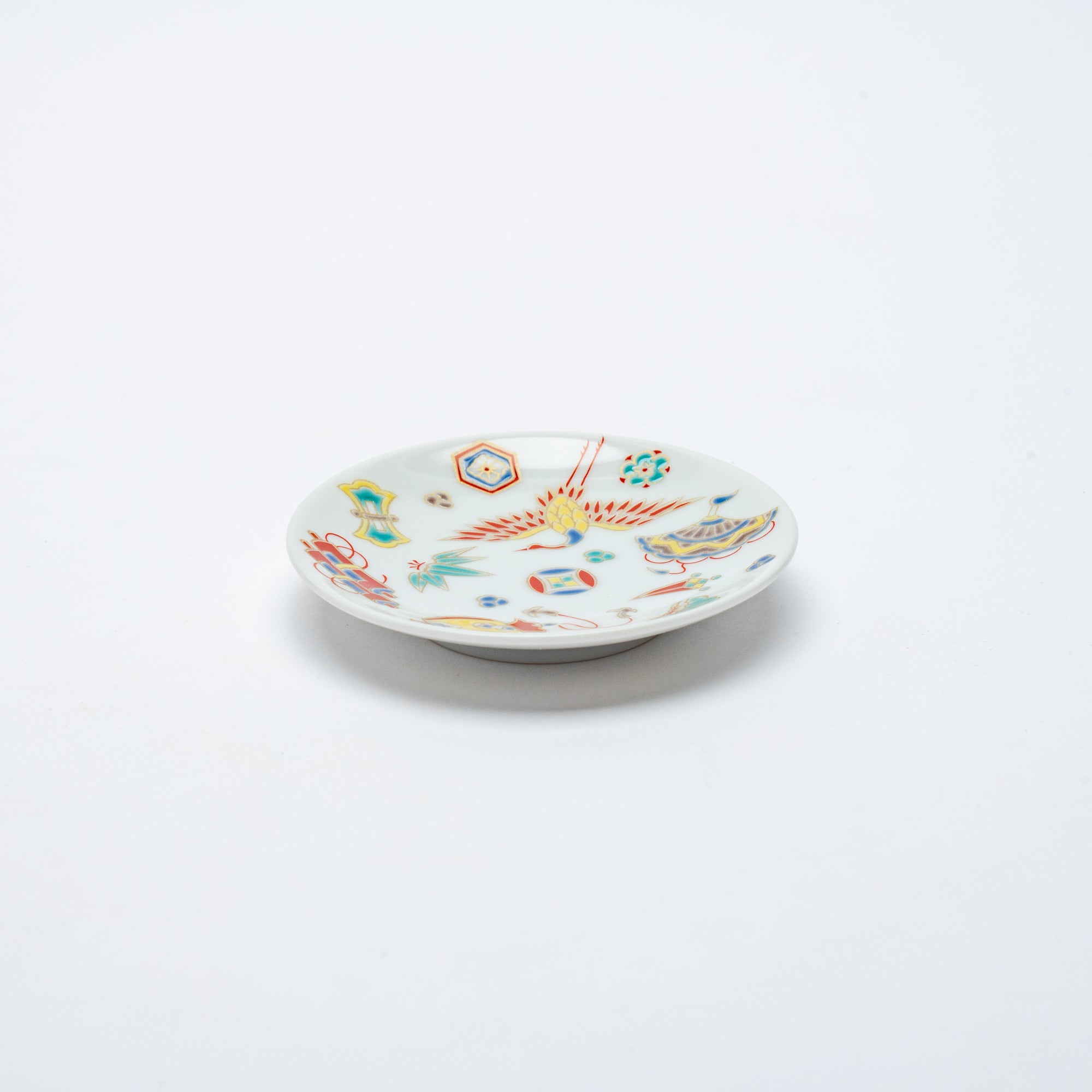 Auspicious Art Sauce Plate - JAPAN KUTANI SHOP