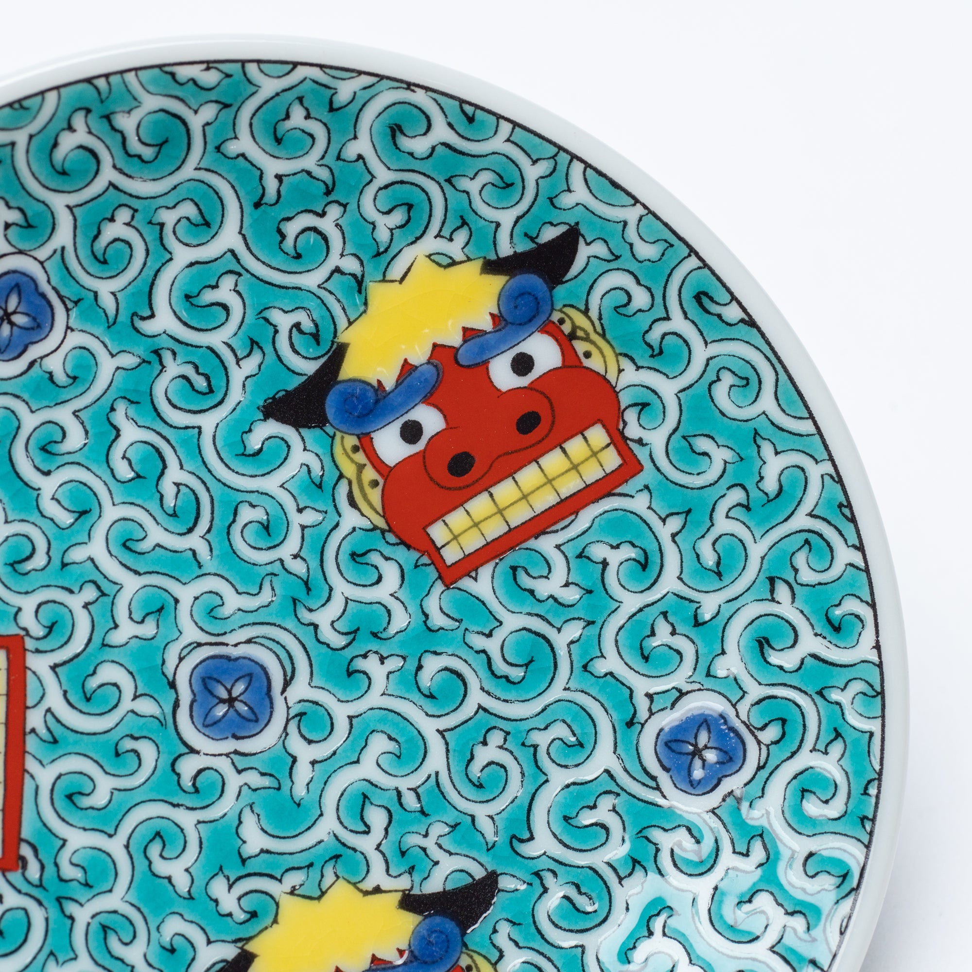 Auspicious Art Sauce Plate - JAPAN KUTANI SHOP