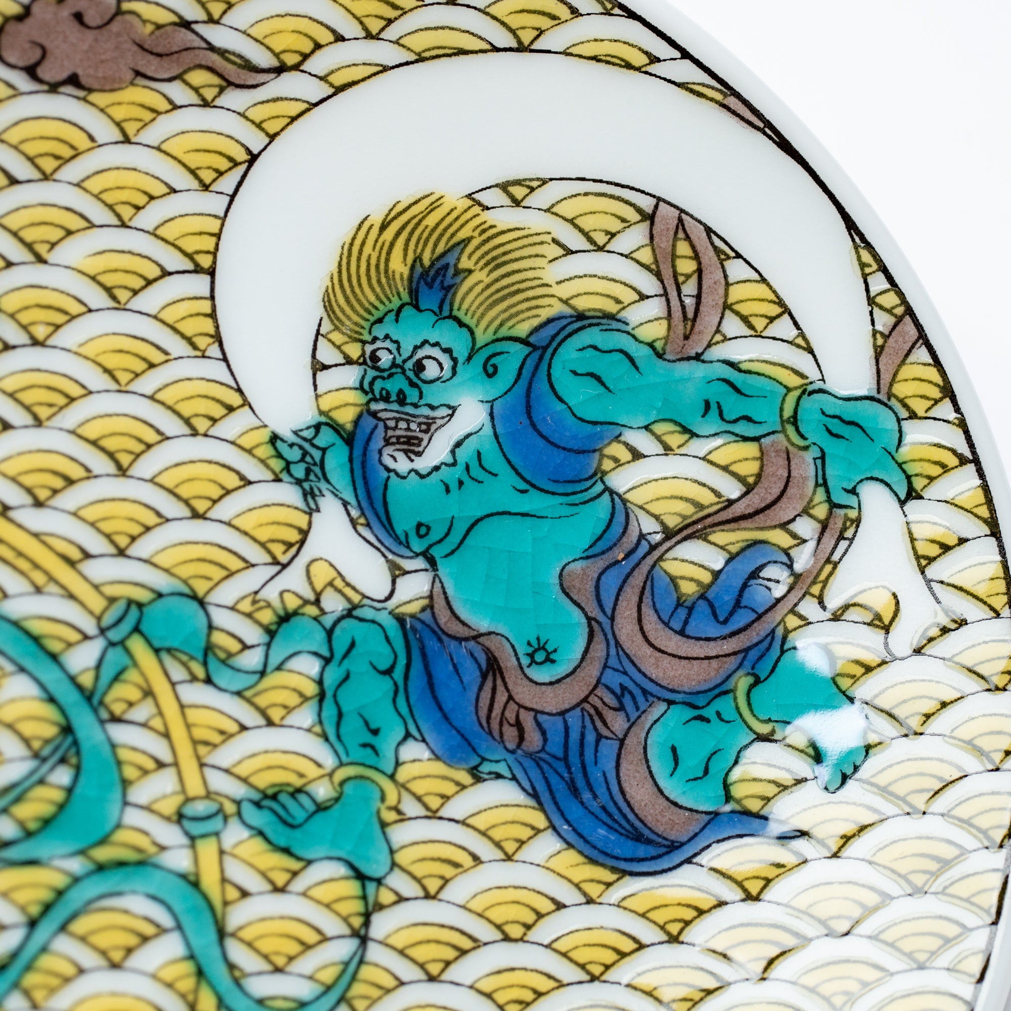 Auspicious Art Sauce Plate - JAPAN KUTANI SHOP