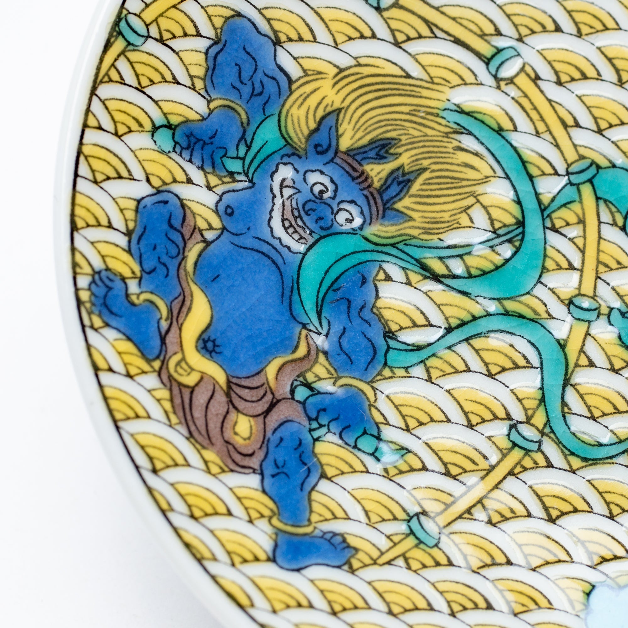 Auspicious Art Sauce Plate - JAPAN KUTANI SHOP
