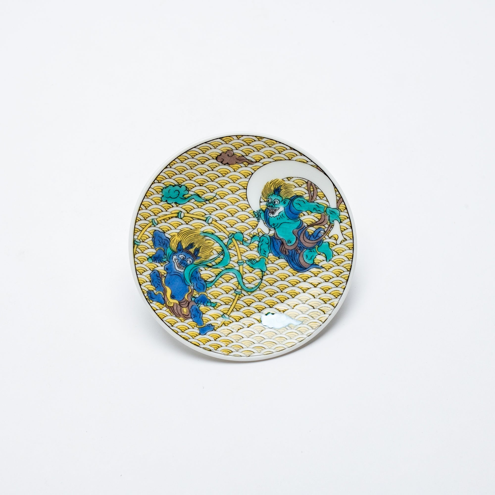 Auspicious Art Sauce Plate - JAPAN KUTANI SHOP