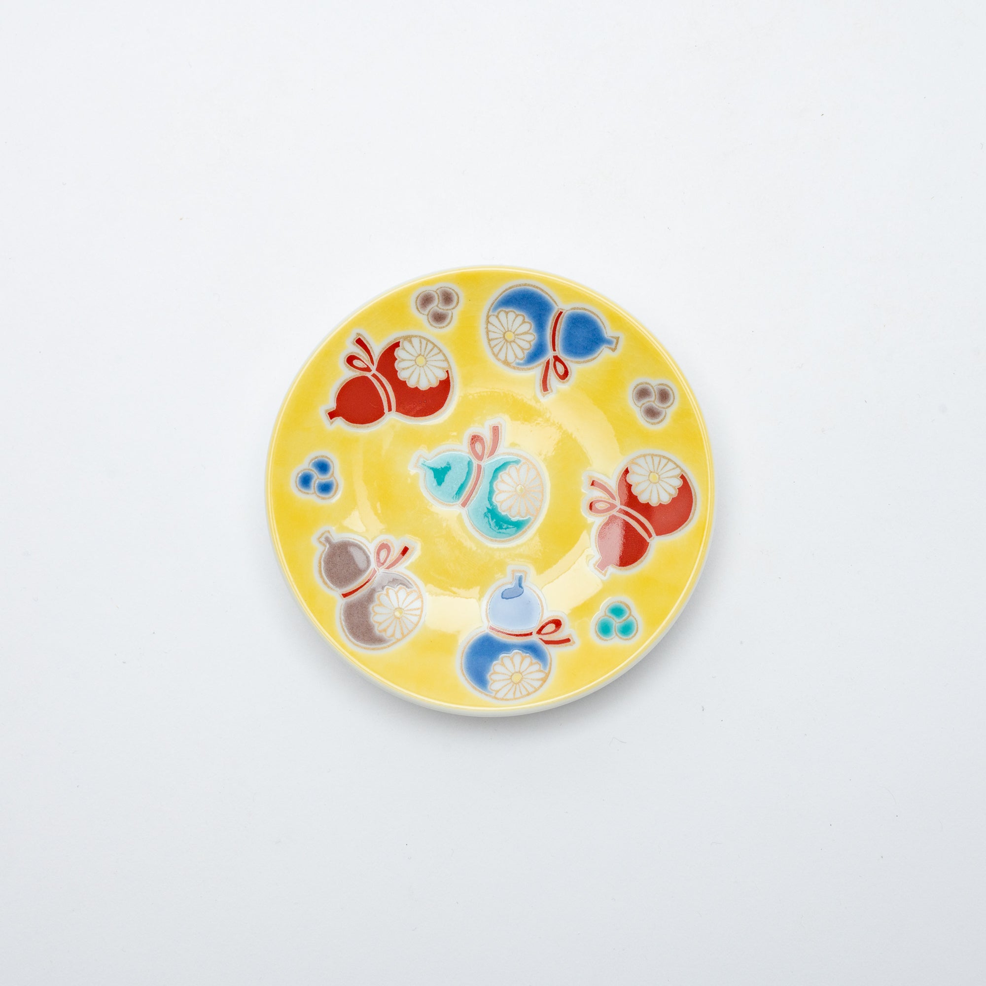 Auspicious Art Sauce Plate - JAPAN KUTANI SHOP