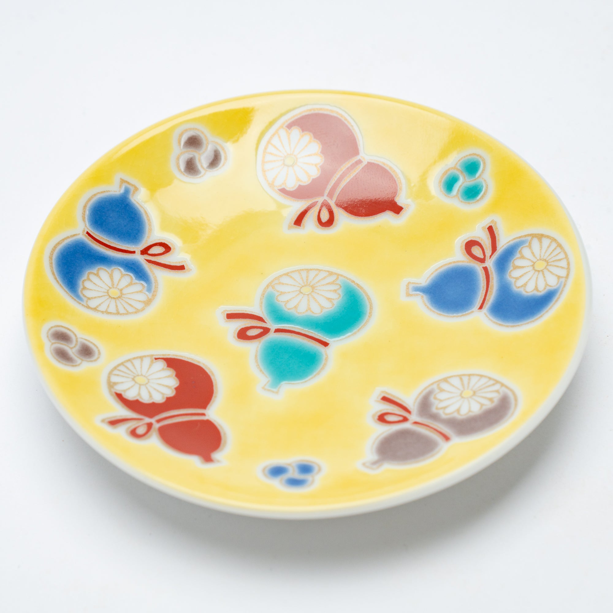 Auspicious Art Sauce Plate - JAPAN KUTANI SHOP