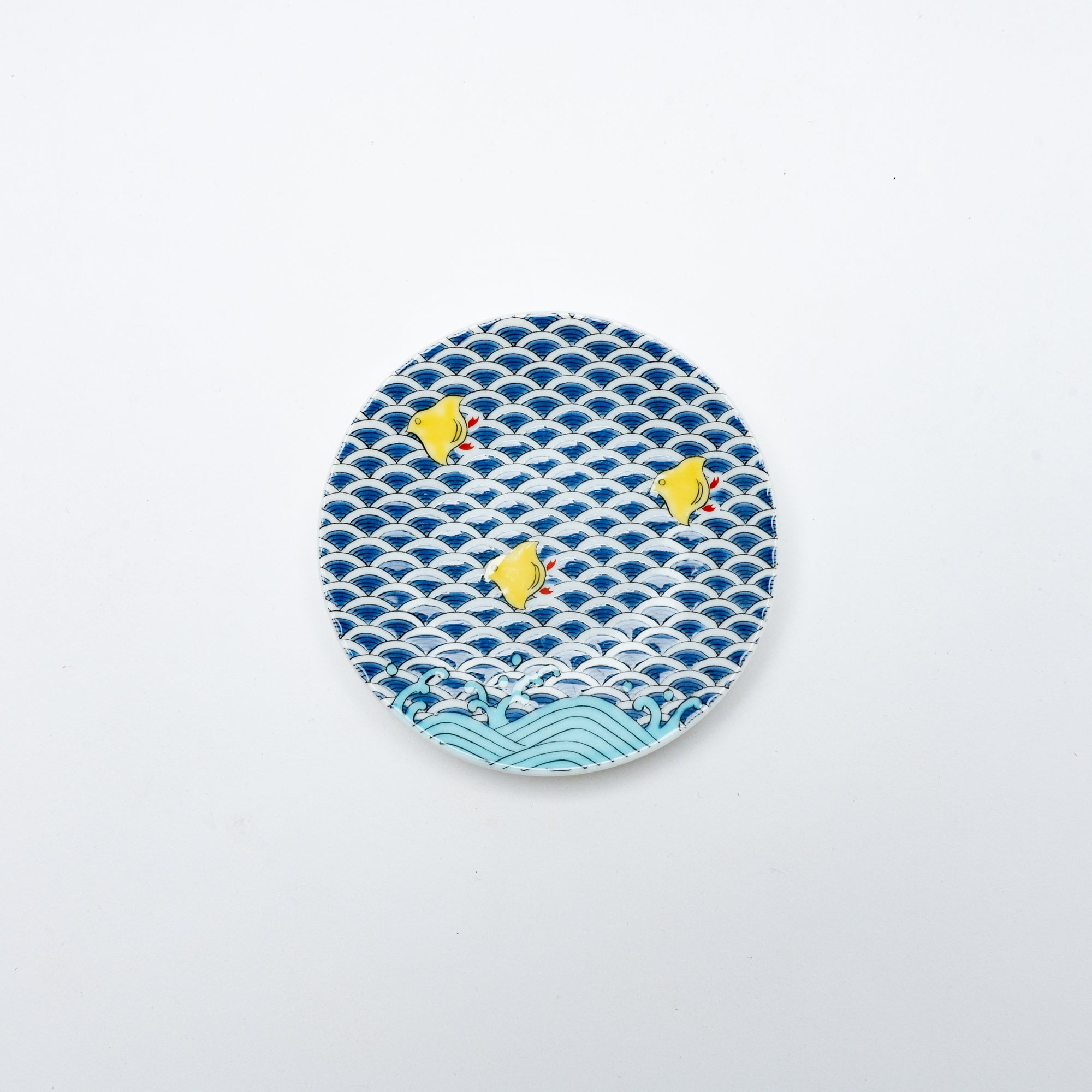 Auspicious Art Sauce Plate - JAPAN KUTANI SHOP