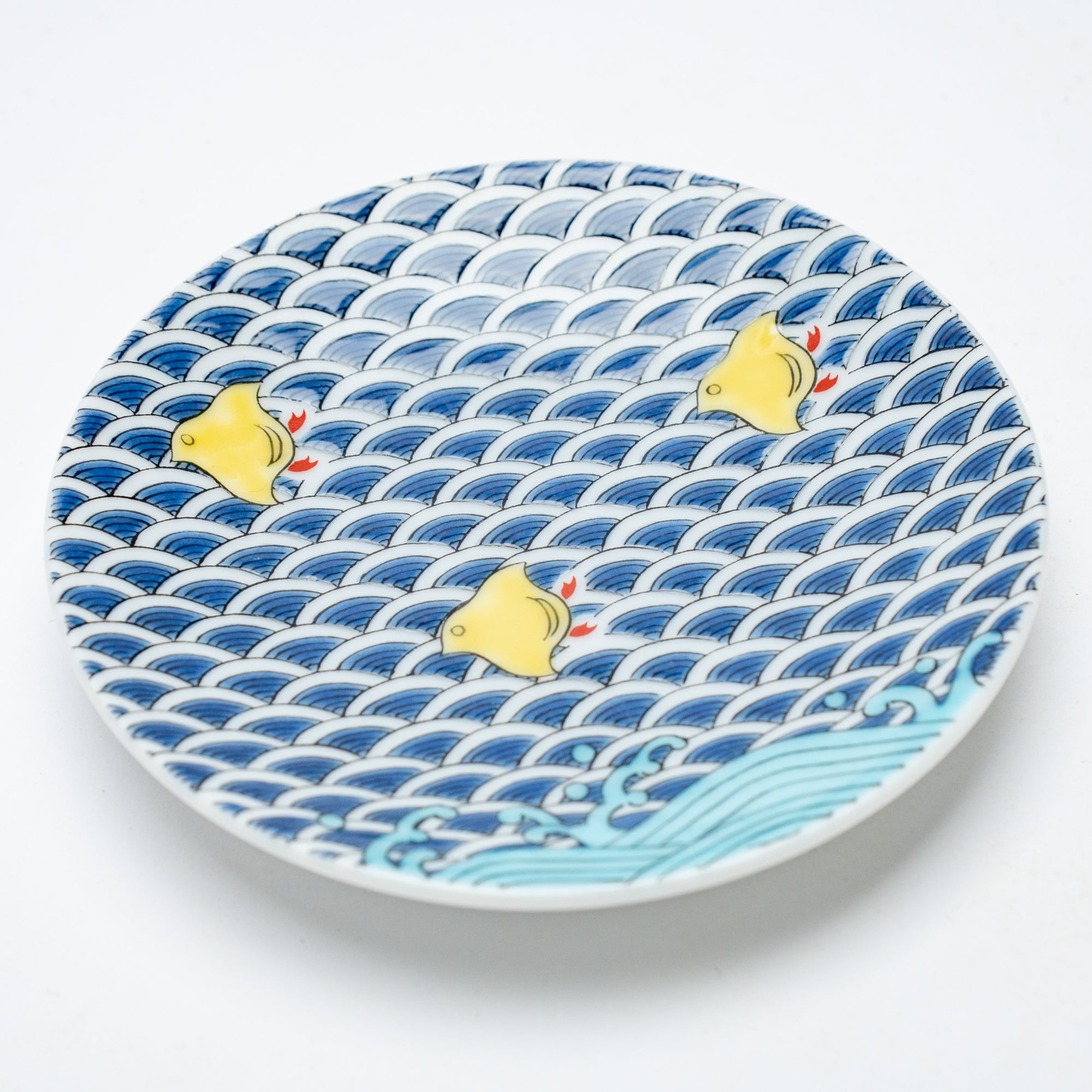 Auspicious Art Sauce Plate - JAPAN KUTANI SHOP