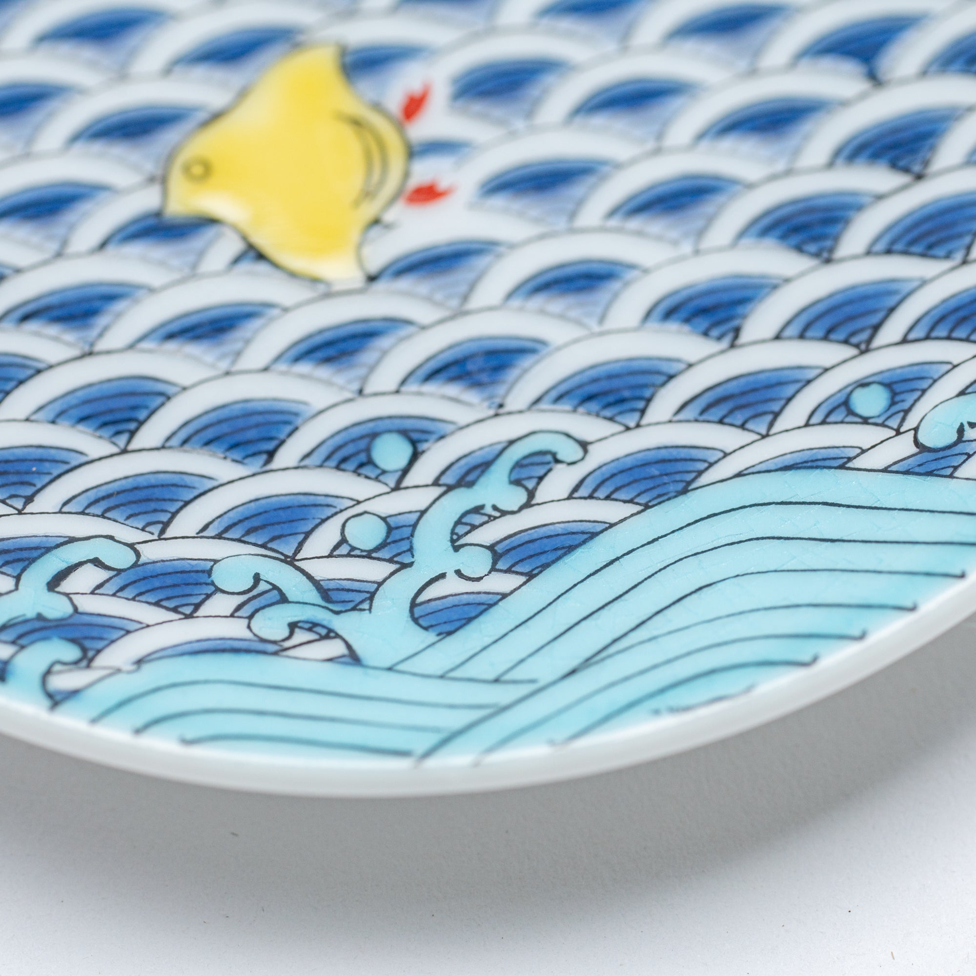 Auspicious Art Sauce Plate - JAPAN KUTANI SHOP