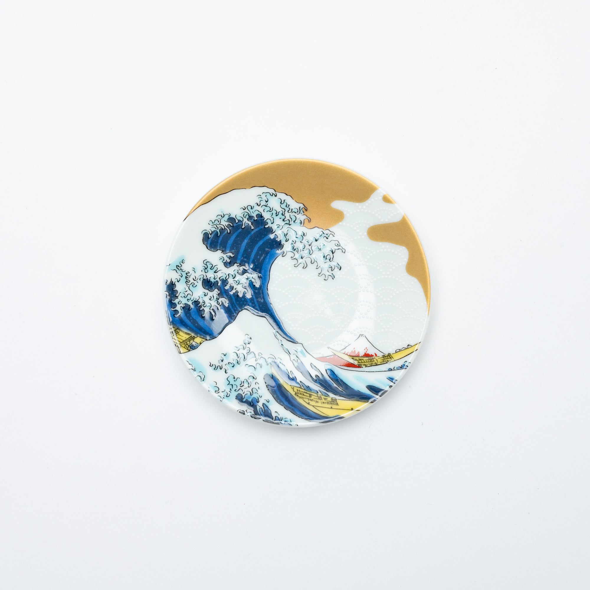 Auspicious Art Sauce Plate - JAPAN KUTANI SHOP