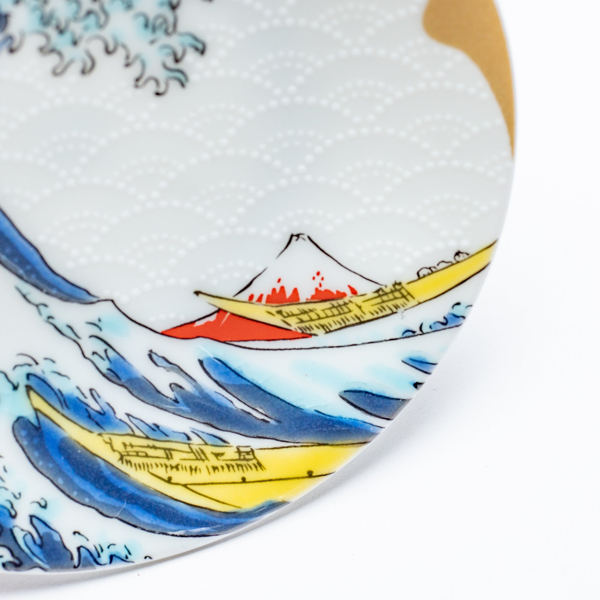 Auspicious Art Sauce Plate - JAPAN KUTANI SHOP