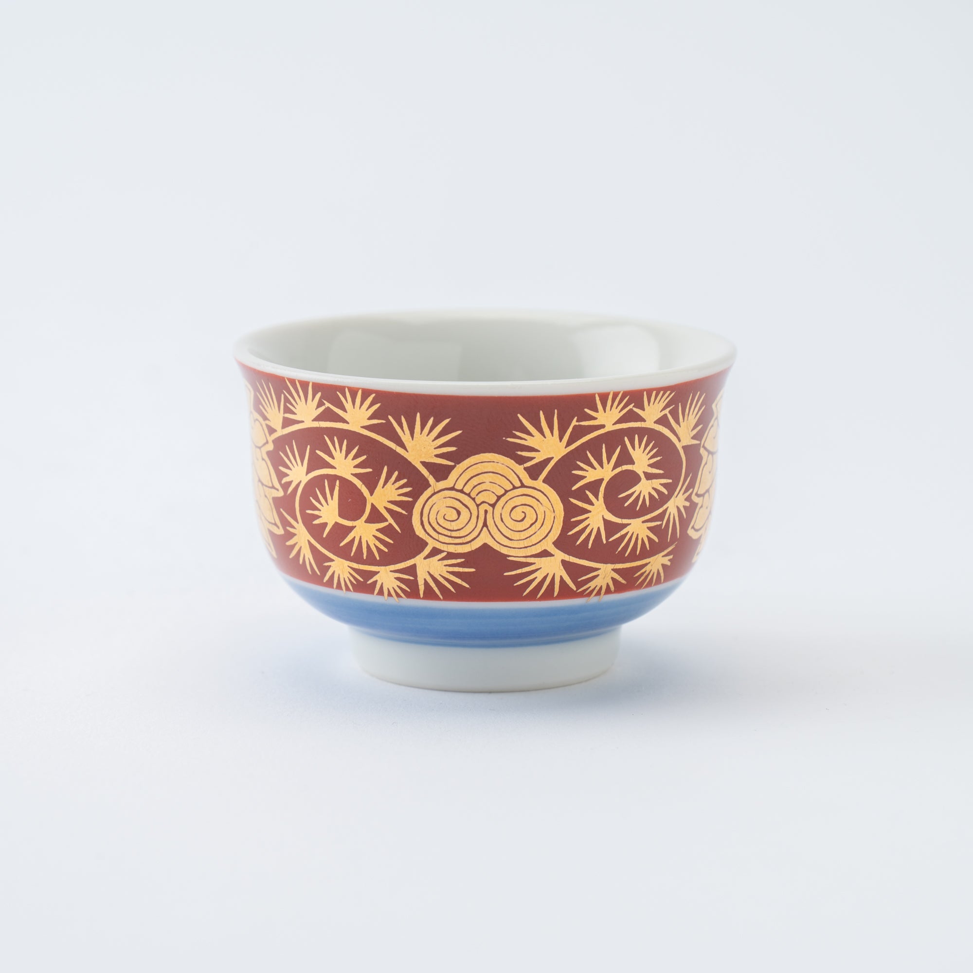Jidai Kutani Ochoko Sake Cup Set