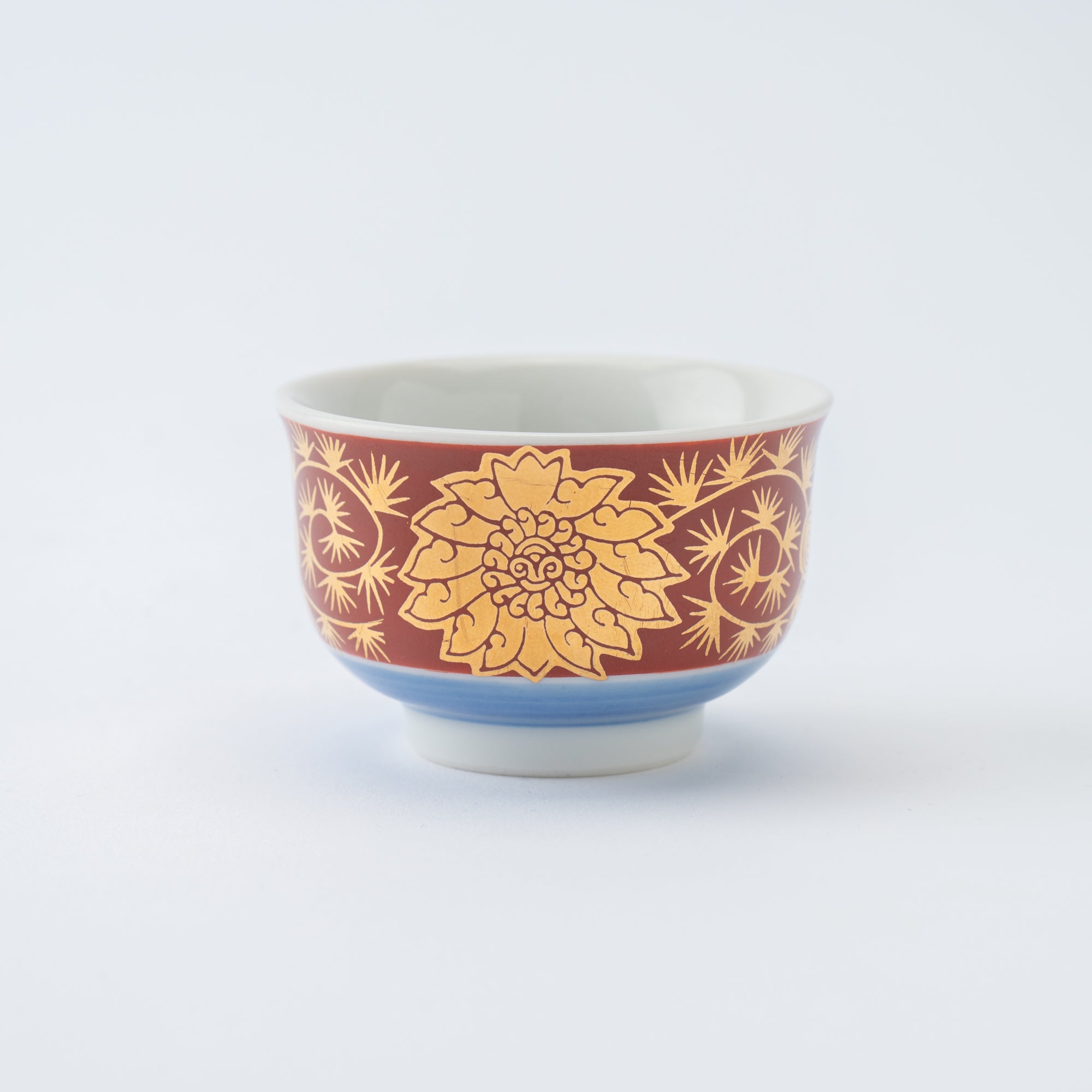 Jidai Kutani Ochoko Sake Cup Set