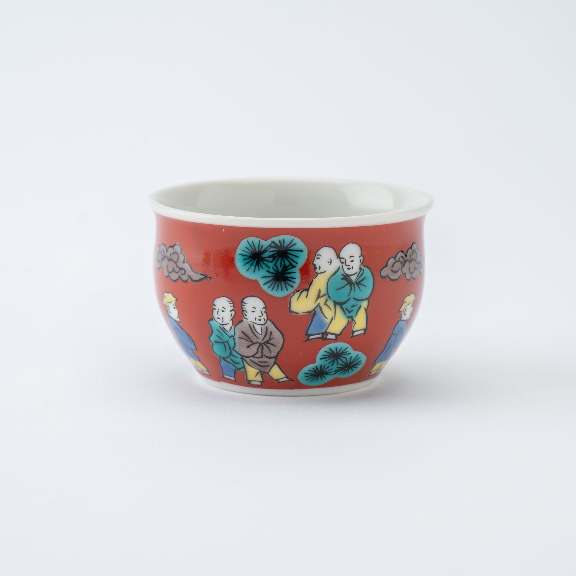 Jidai Kutani Ochoko Sake Cup Set