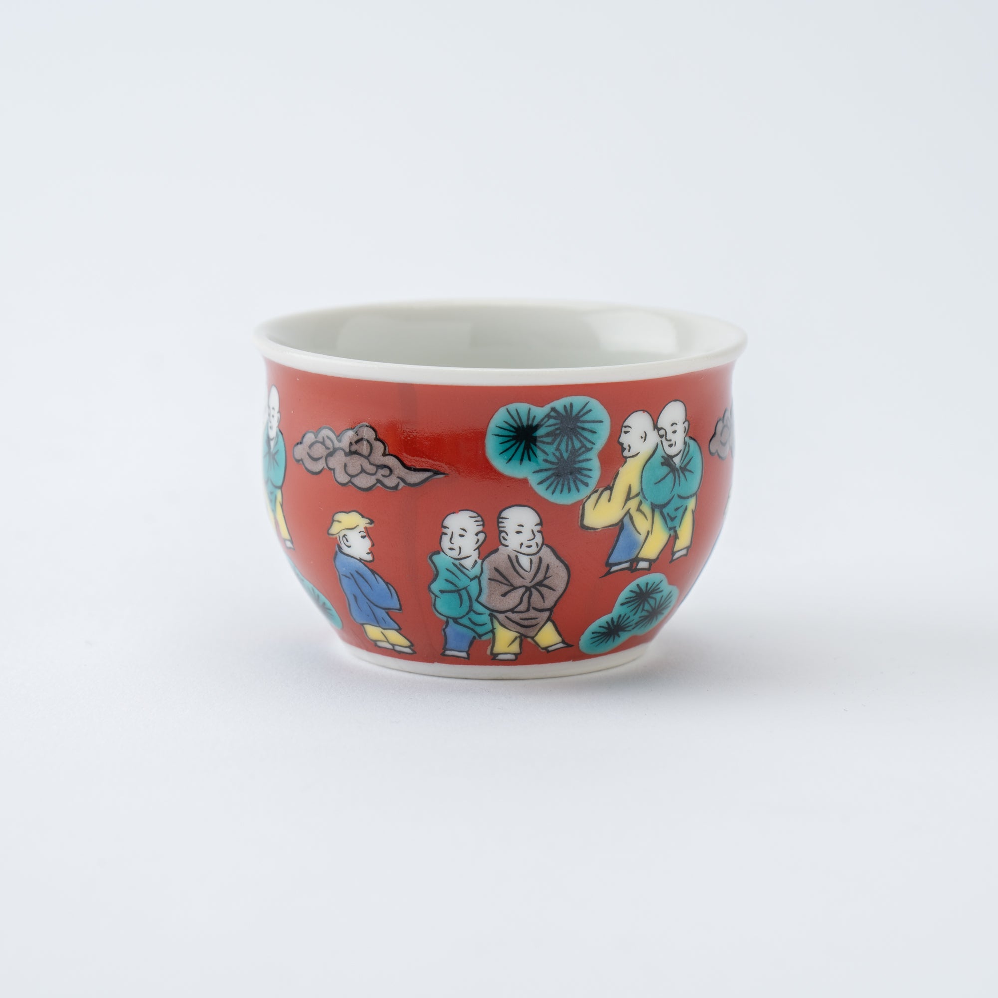 Jidai Kutani Ochoko Sake Cup Set