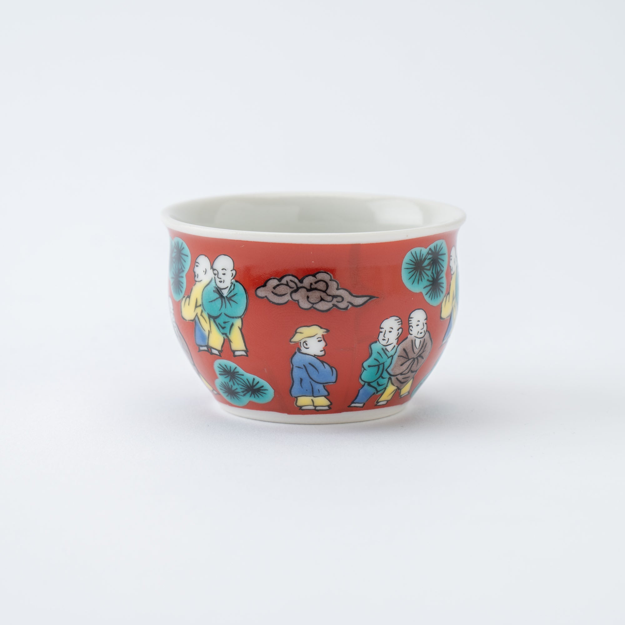 Jidai Kutani Ochoko Sake Cup Set