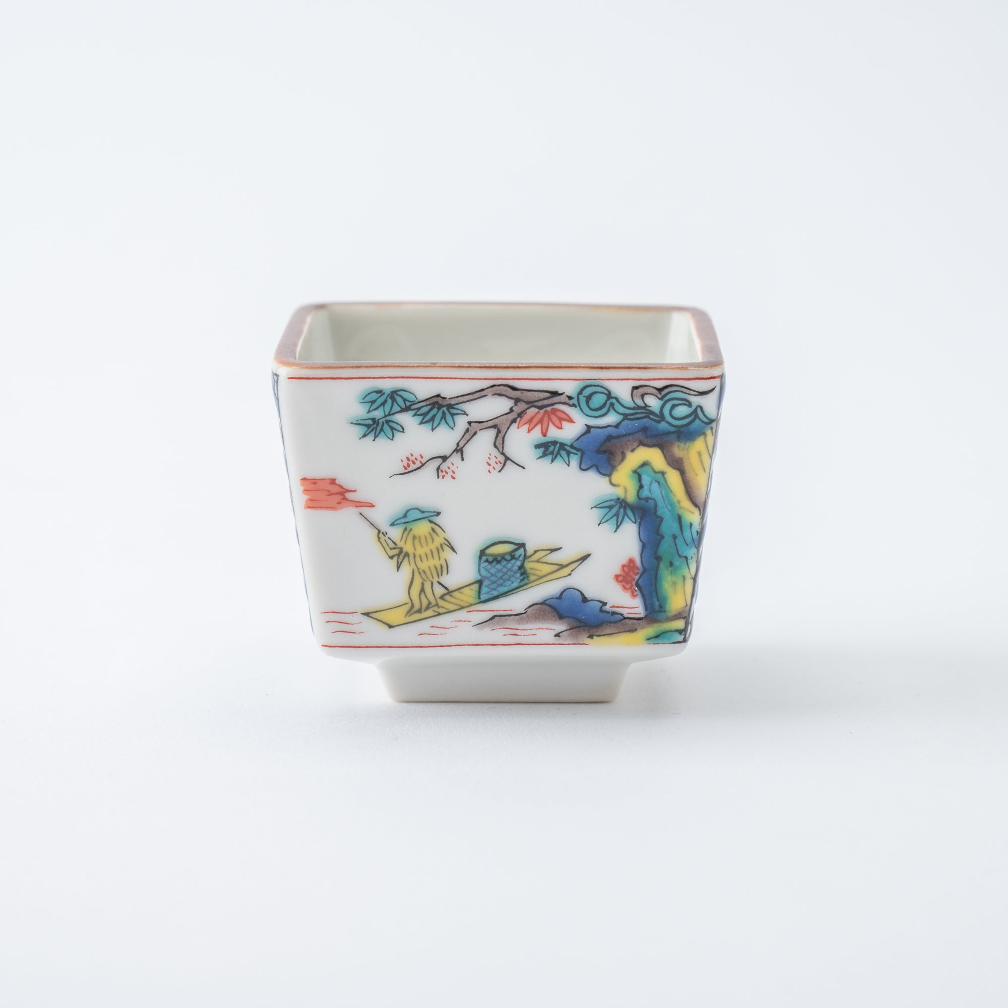 Jidai Kutani Ochoko Sake Cup Set