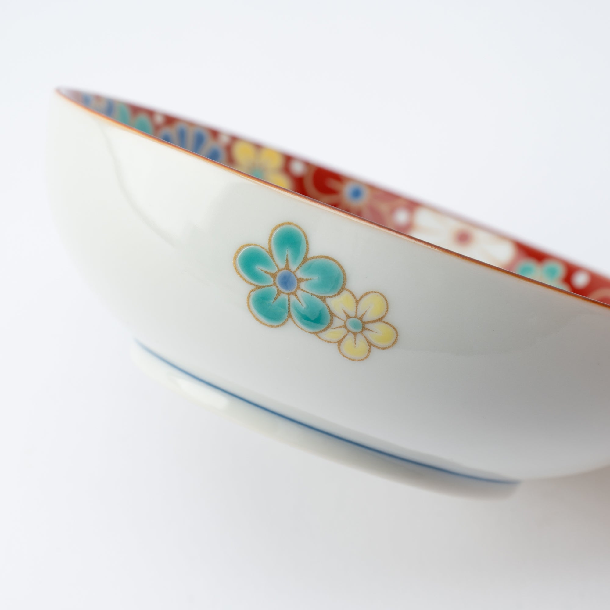 Colorful Rim Kobachi Small Bowl