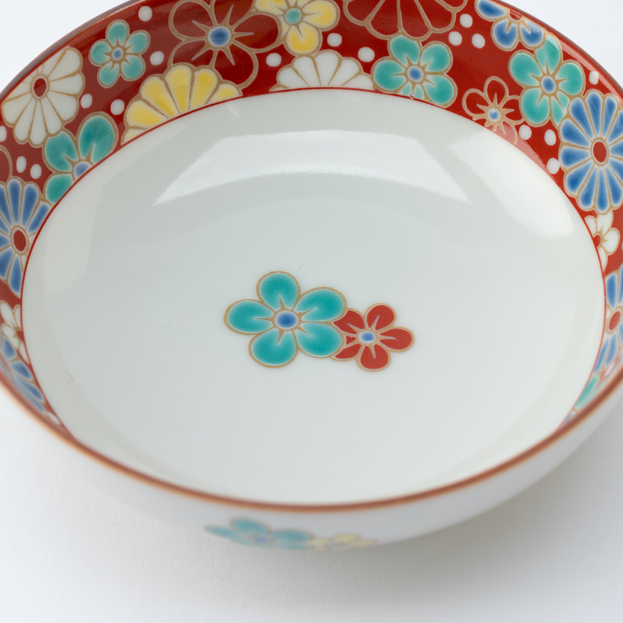 Colorful Rim Kobachi Small Bowl