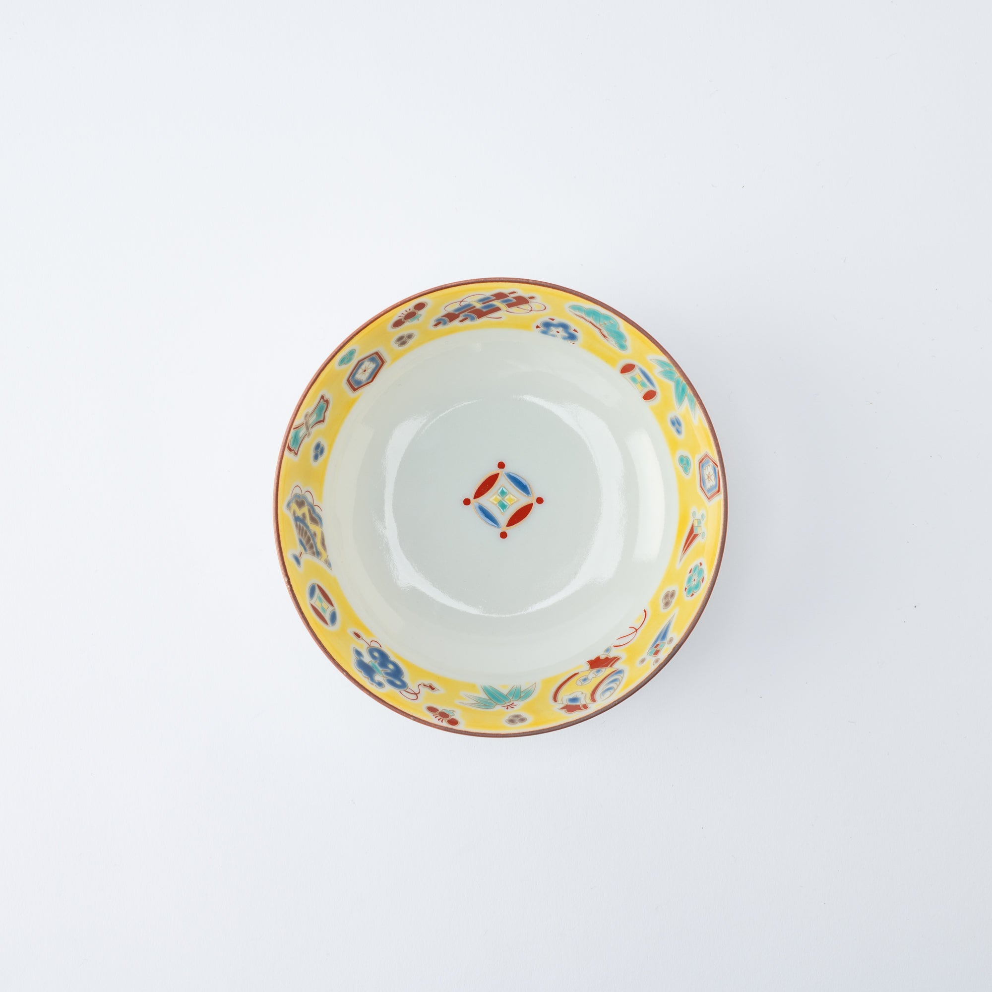 Colorful Rim Kobachi Small Bowl
