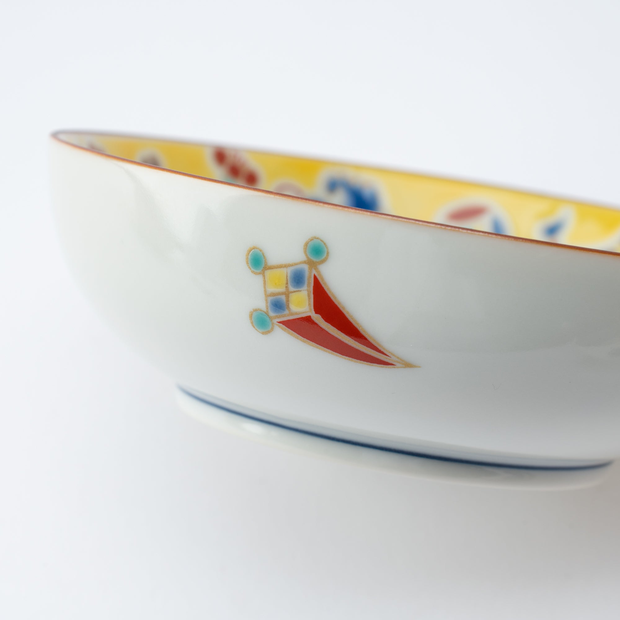 Colorful Rim Kobachi Small Bowl