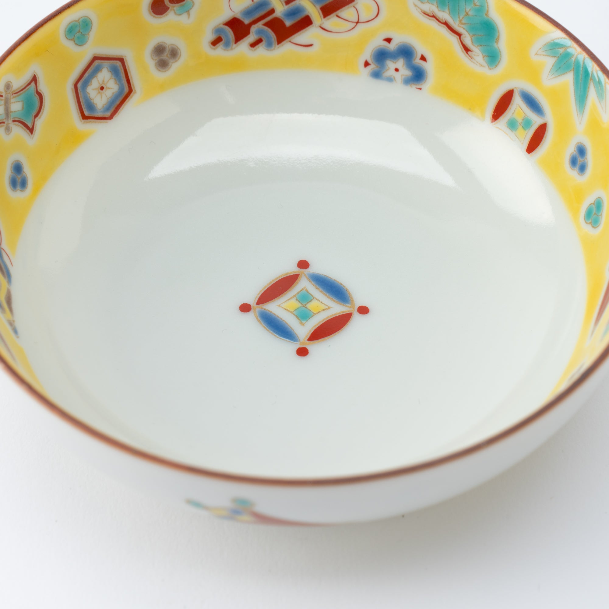 Colorful Rim Kobachi Small Bowl