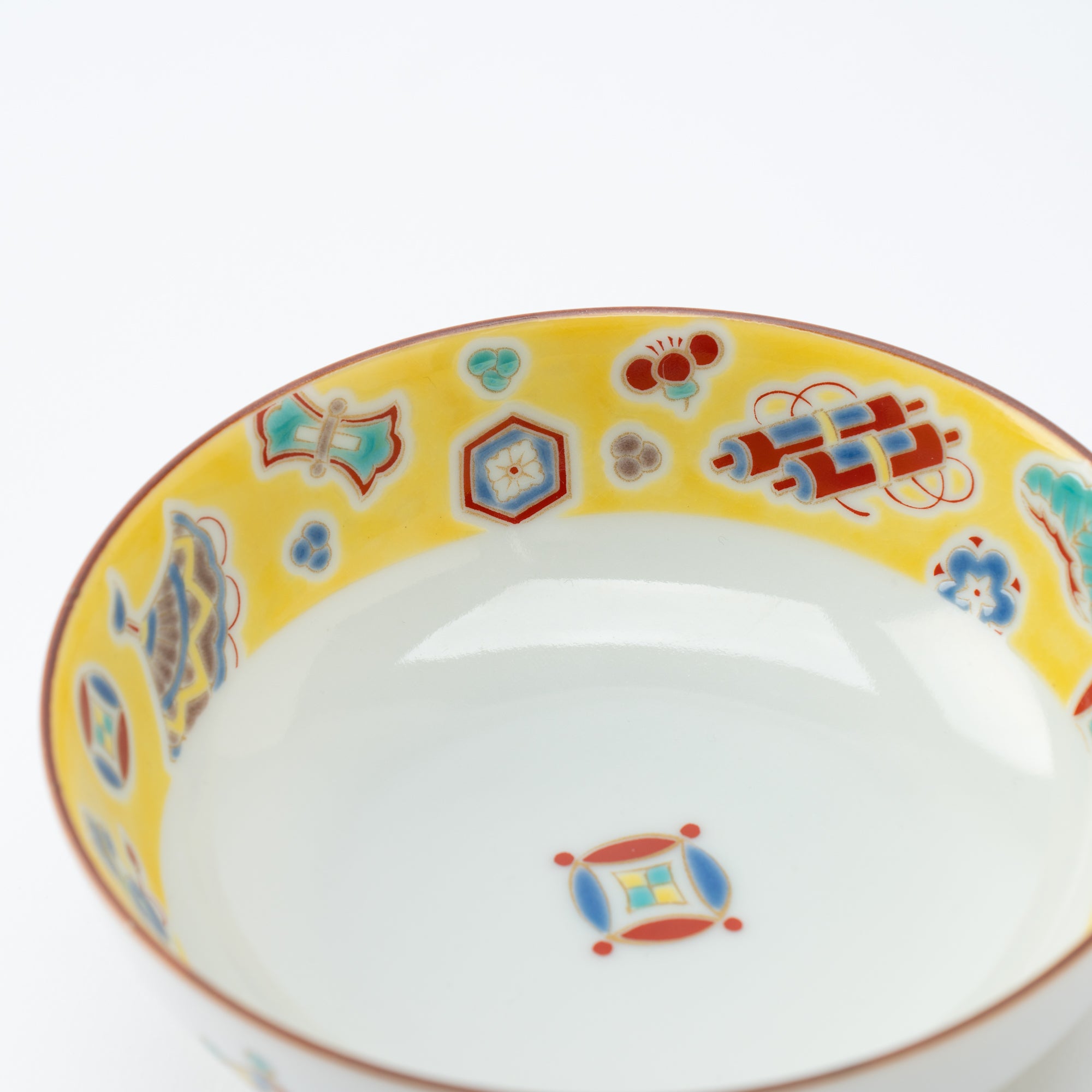 Colorful Rim Kobachi Small Bowl