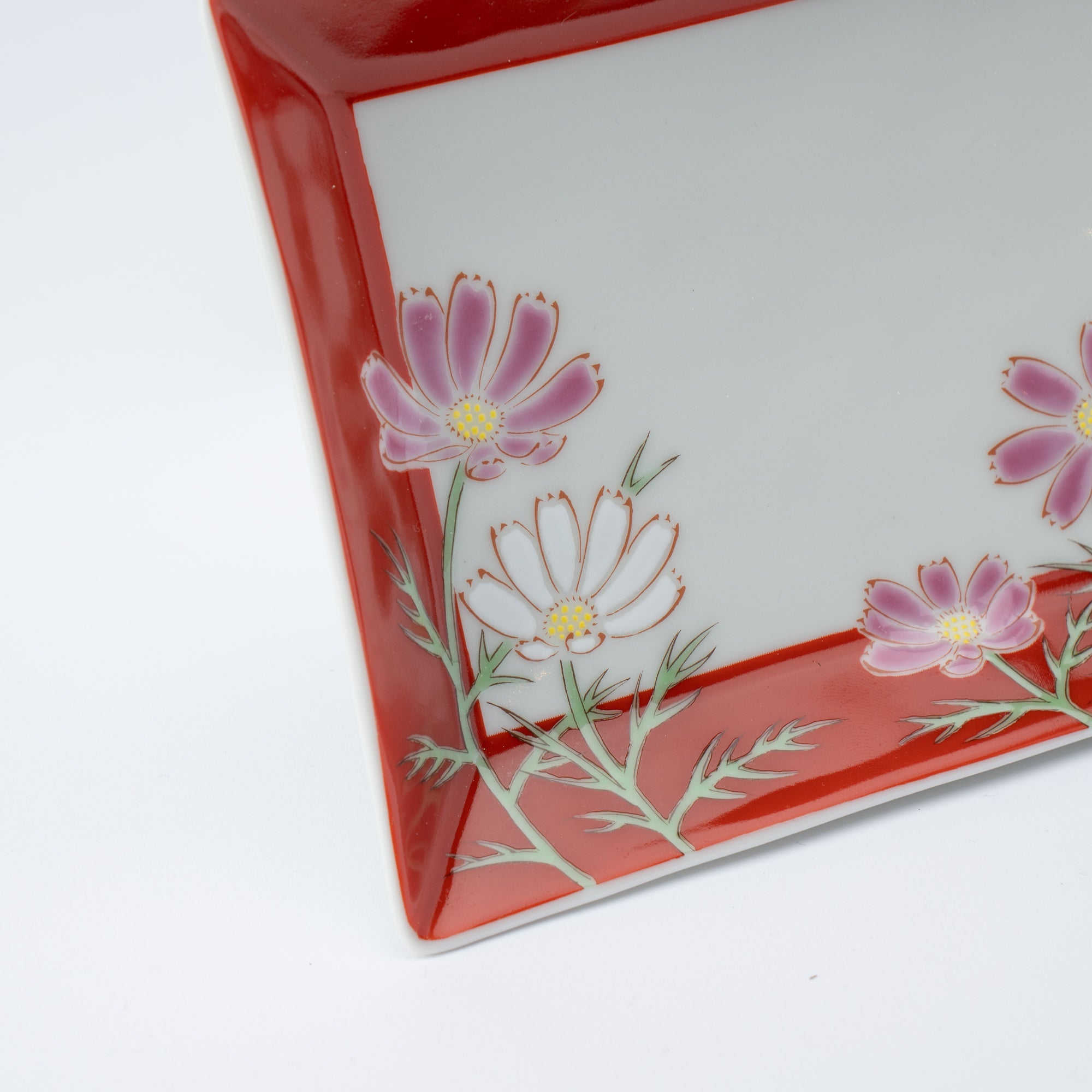 Seasonal Flowers Rectangle Side Plate