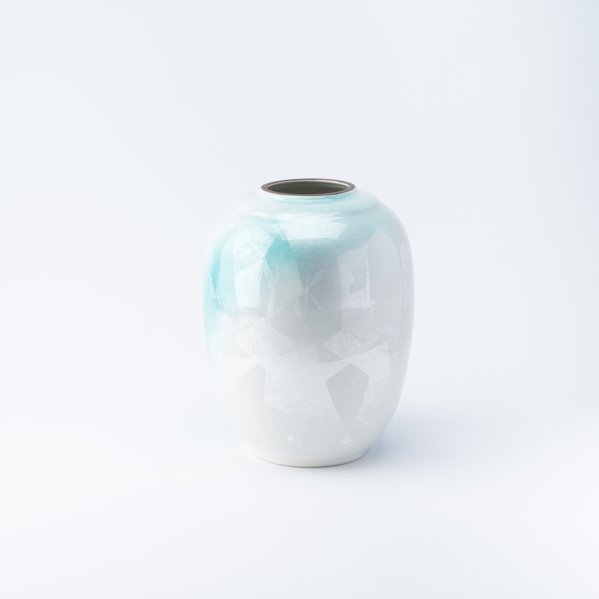 Ginsai Gold Accent Japanese Flower Vase