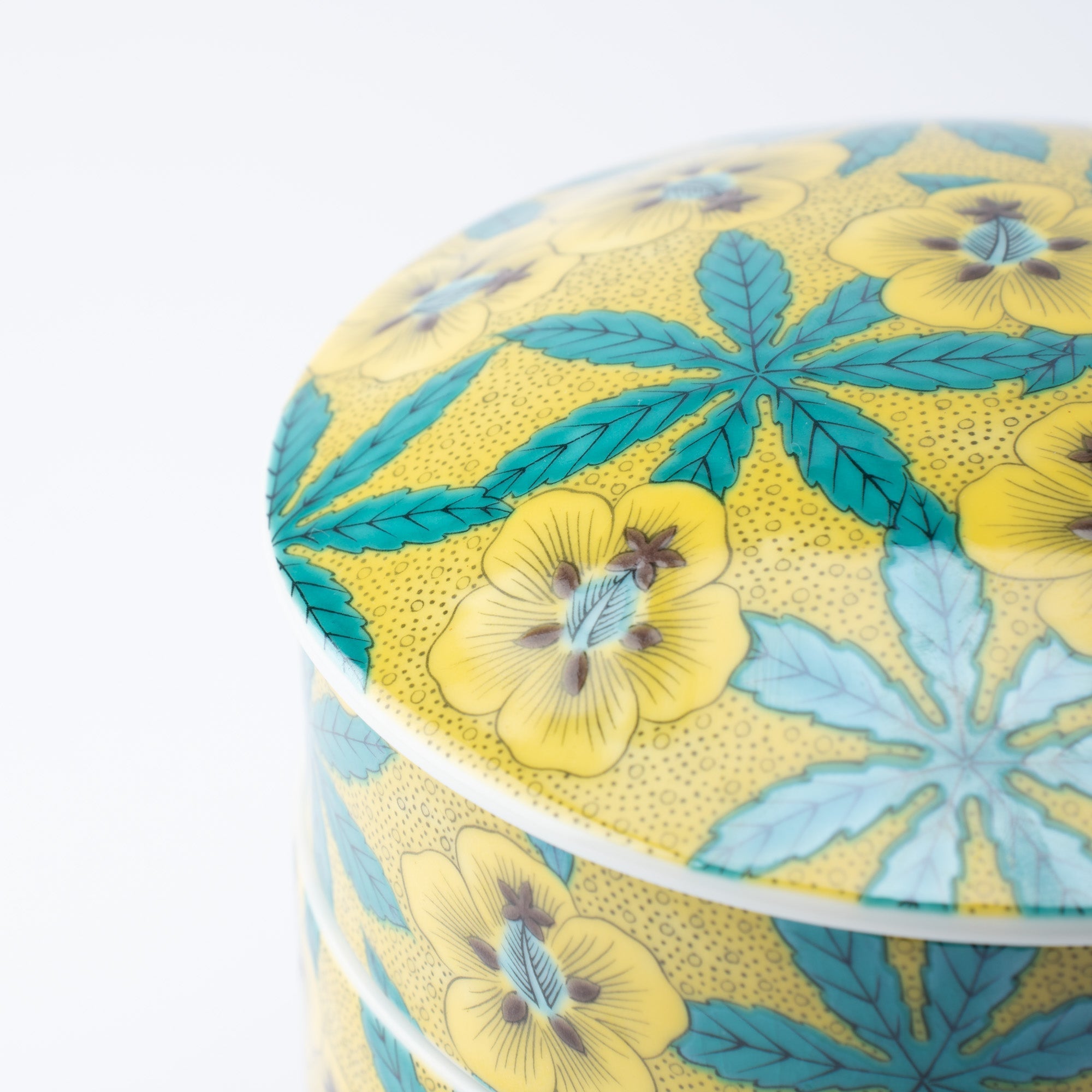 Kutani Classic Three Tiers Jubako Bento Box