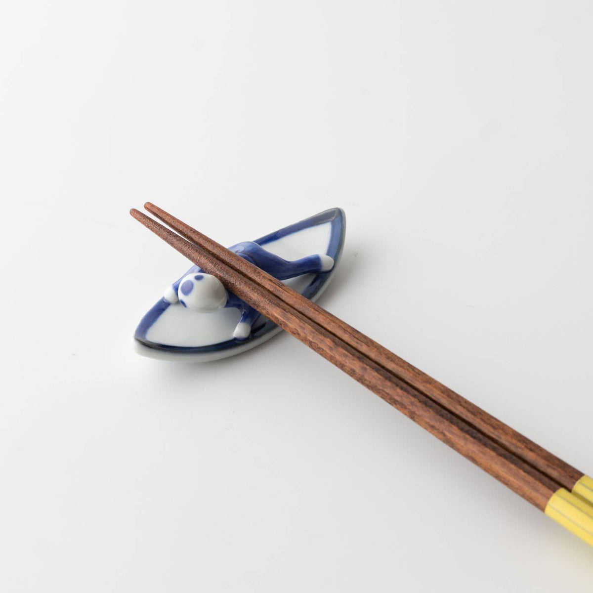 Milue Japanese Chopsticks Printing Pointed Chop Sticks Wooden Tableware  Kitchen Tool 