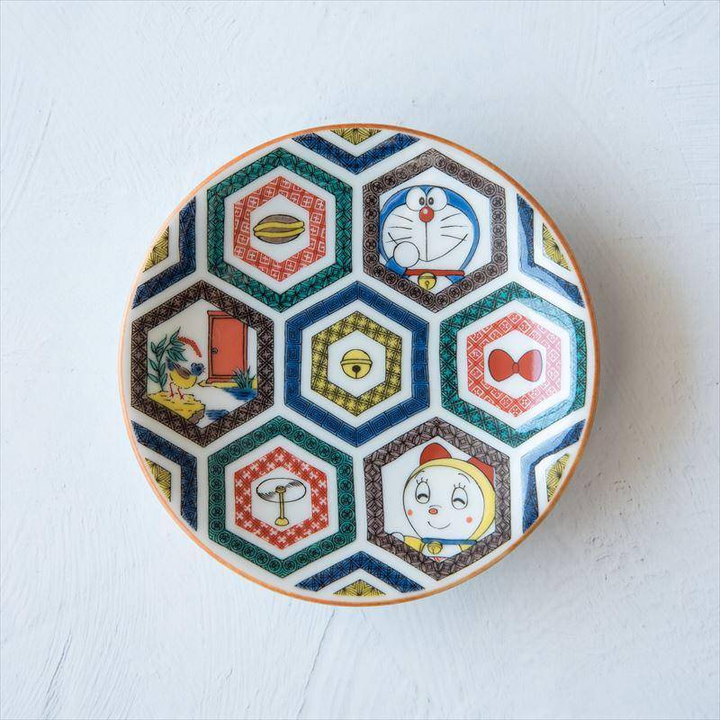 Doraemon KoKutani Kutani Sauce Plate JAPAN KUTANI SHOP