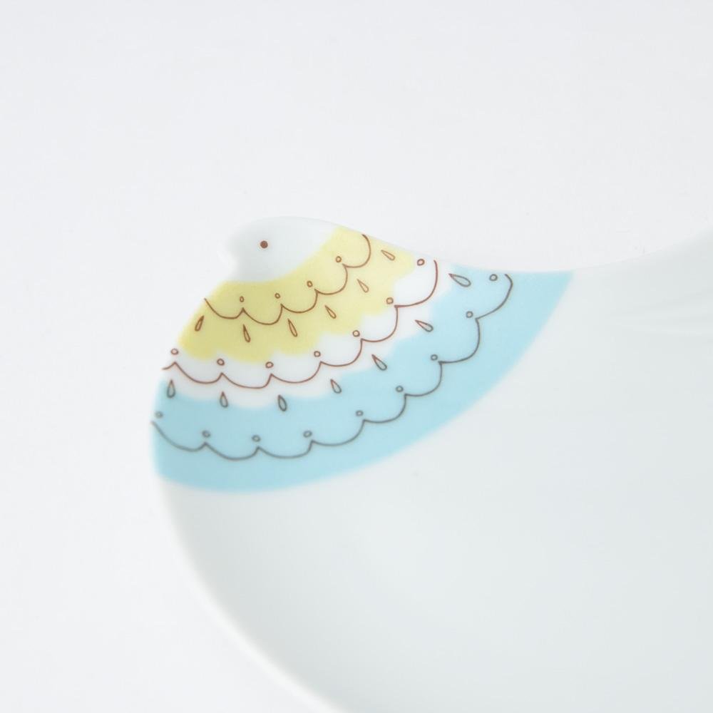 Harekutani Bird Round Plate - MUSUBI KILN - Handmade Japanese Tableware and Japanese Dinnerware