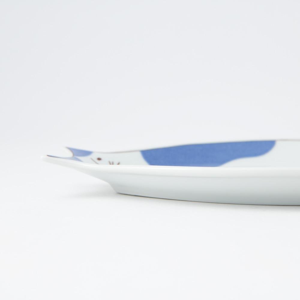 Harekutani Cat Plate - MUSUBI KILN - Handmade Japanese Tableware and Japanese Dinnerware